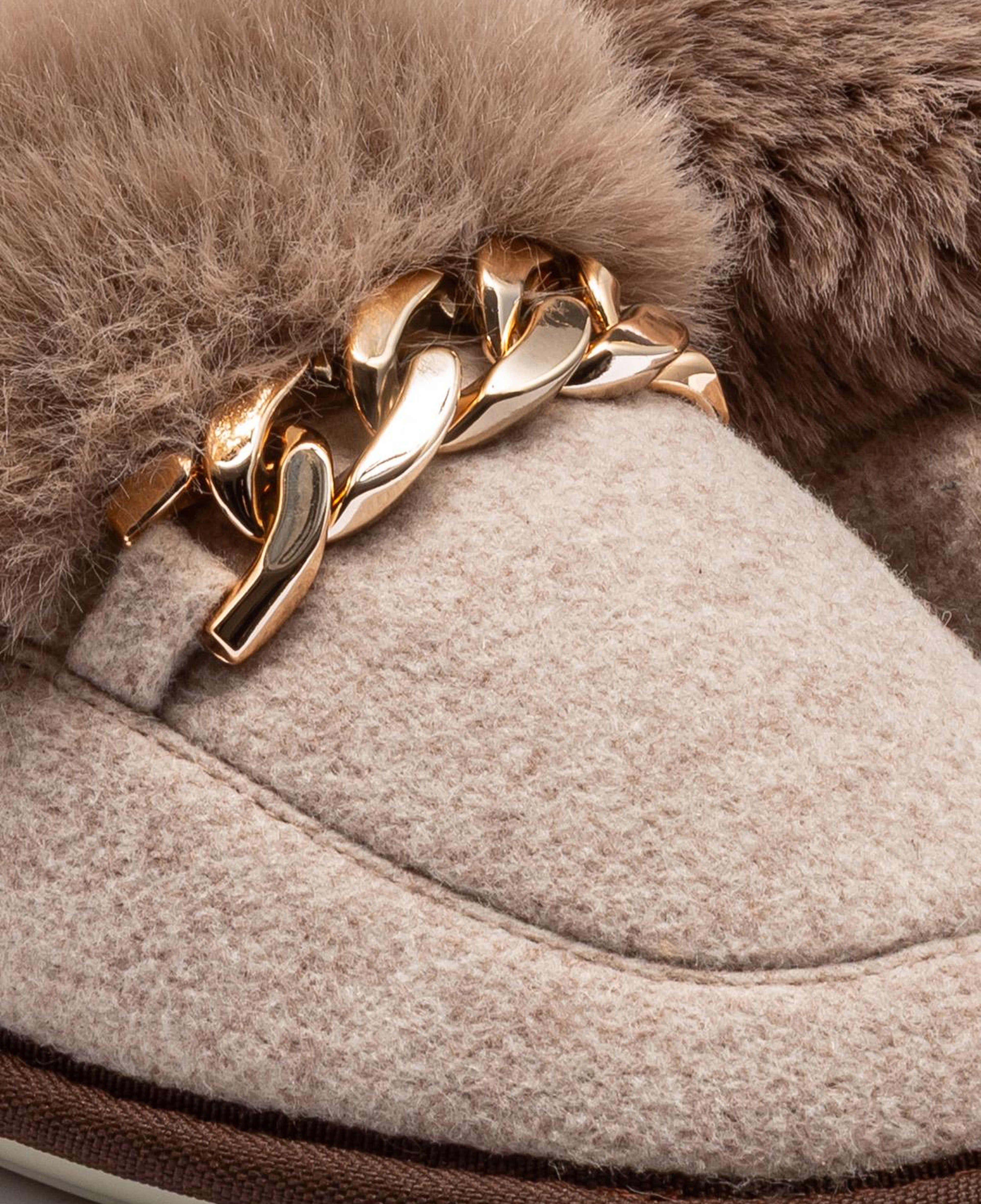 Suzi Kadın Tokalı Ev Terliği Bej 37/41