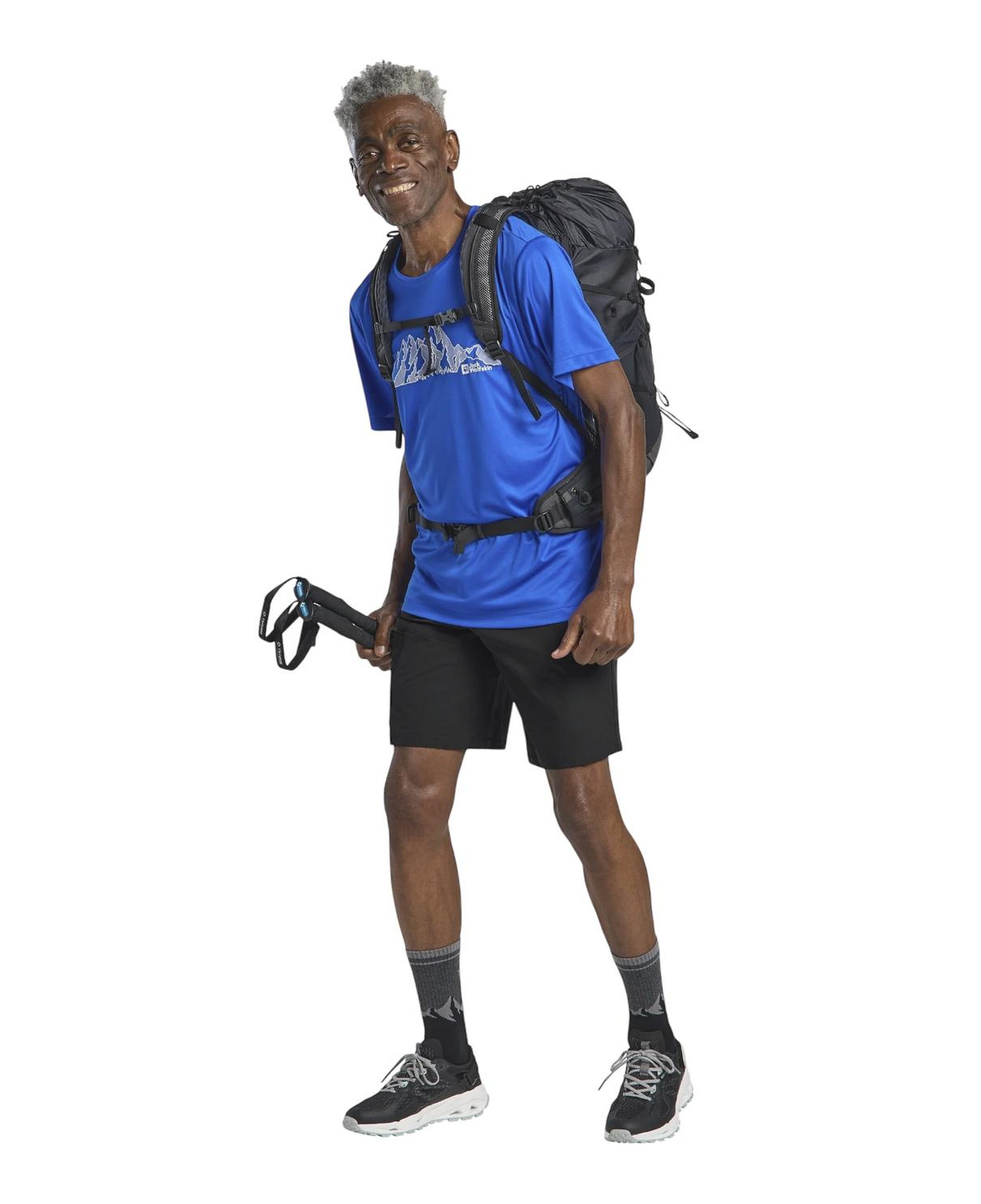 Jack Wolfskin Pico Trail Shorts Erkek Gri Şort