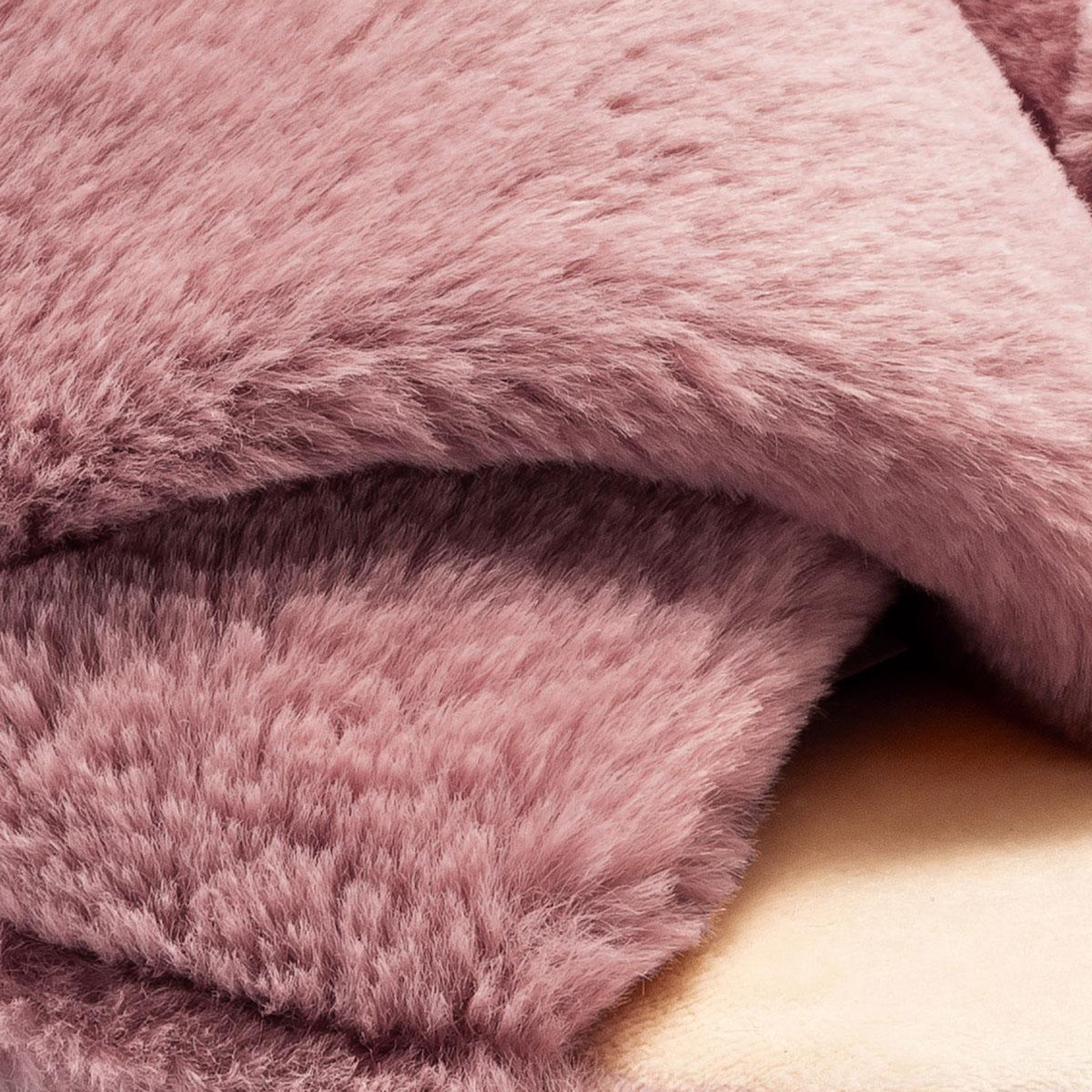 Çapraz Peluş Kadın Ev Terliği Pembe 36/41