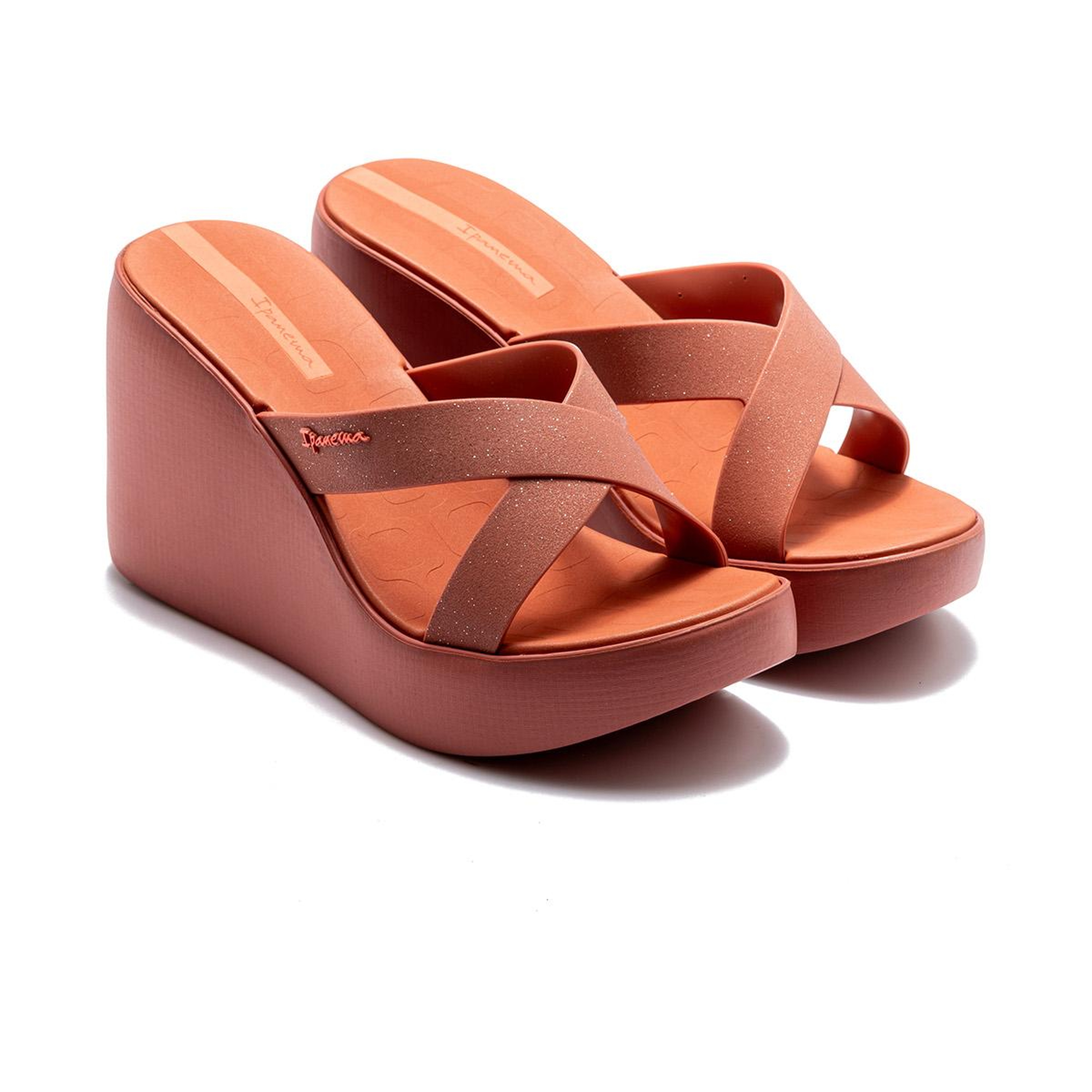 High Fashion Slide Topuklu Kadın Terlik Koyu Pudra 35/40