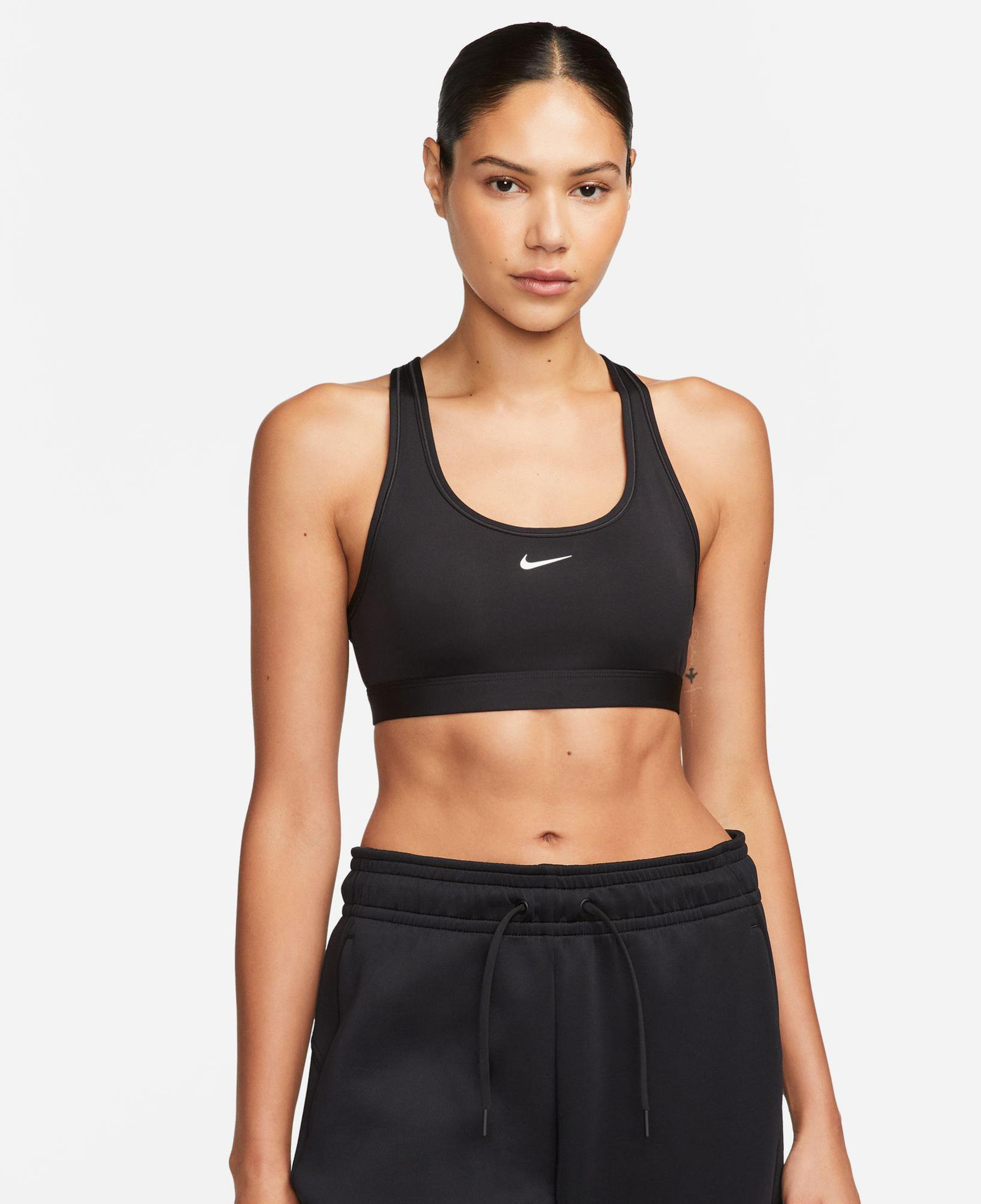 Nike Swoosh Light Sport Kadın Siyah Bra