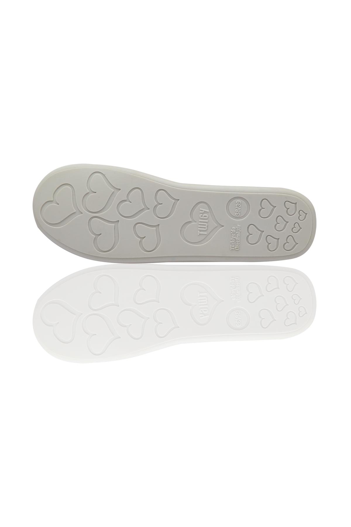 Mona Peluş Kadın Ev Terliği Kahverengi 36/41