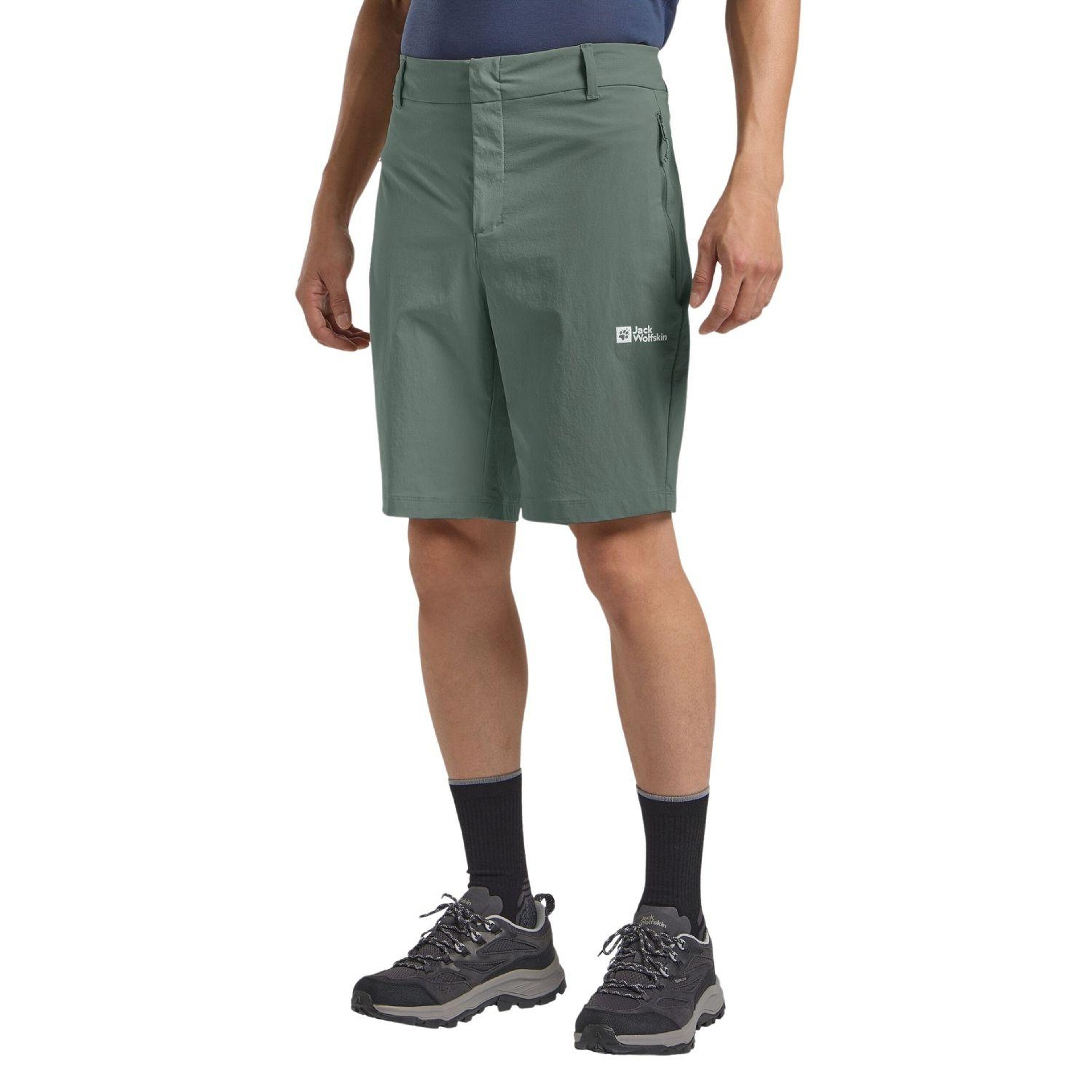 Jack Wolfskin Hikeout Shorts Erkek Yeşil Şort