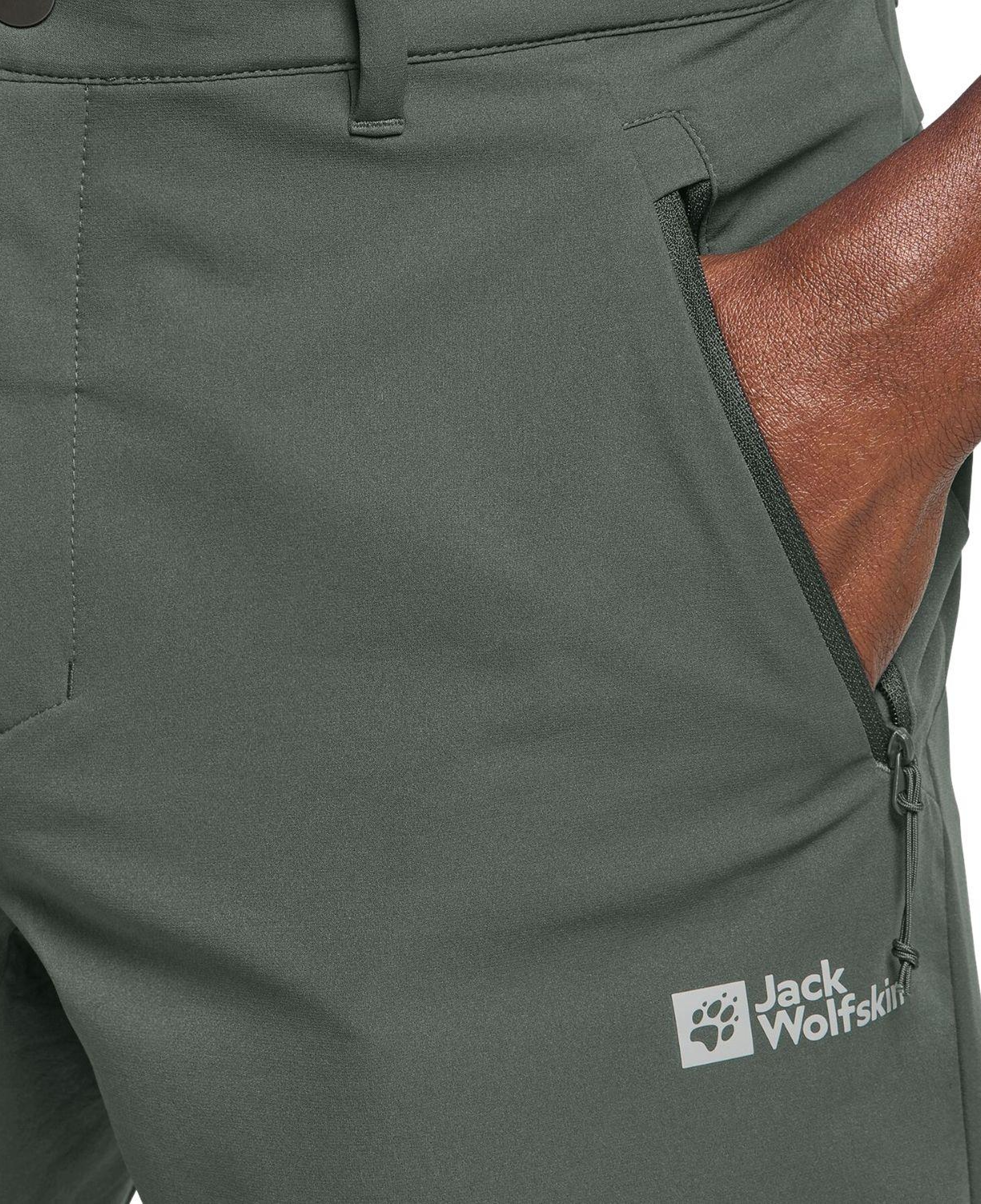 Jack Wolfskin Pico Trail Shorts Erkek Yeşil Şort