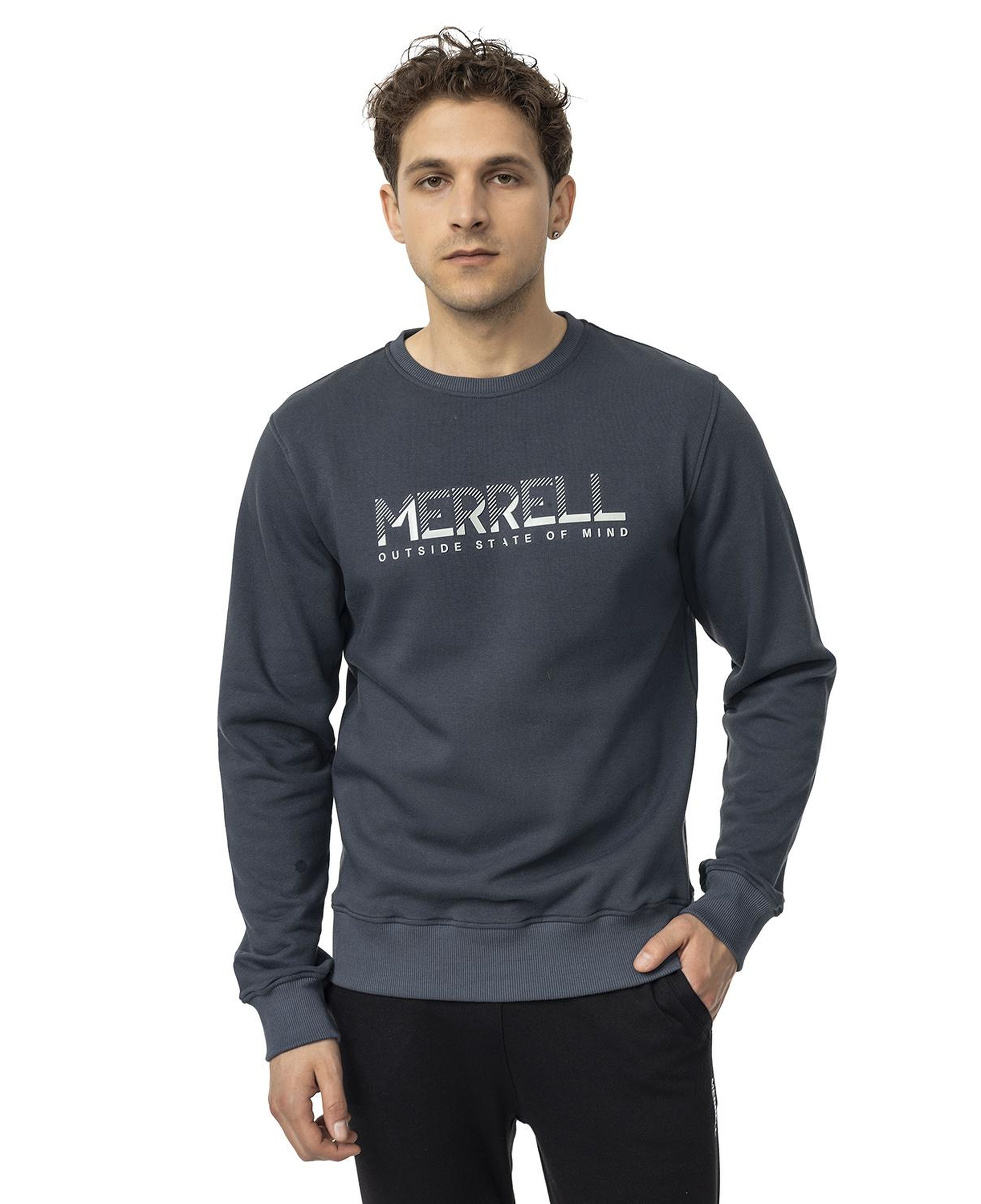 Merrell Smith Erkek Gri Sweatshirt