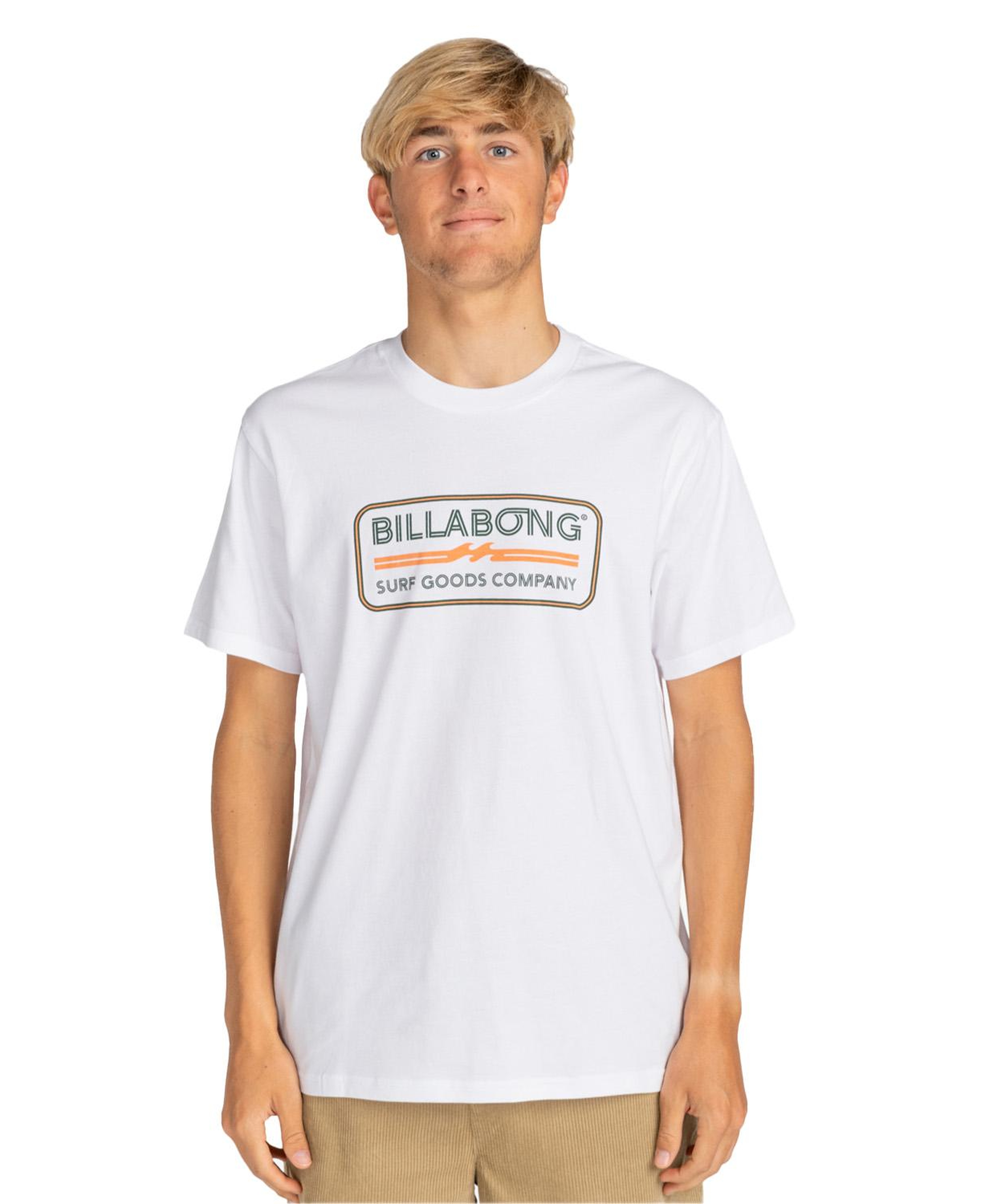 Billabong Trademark Tees Erkek Beyaz Tişört