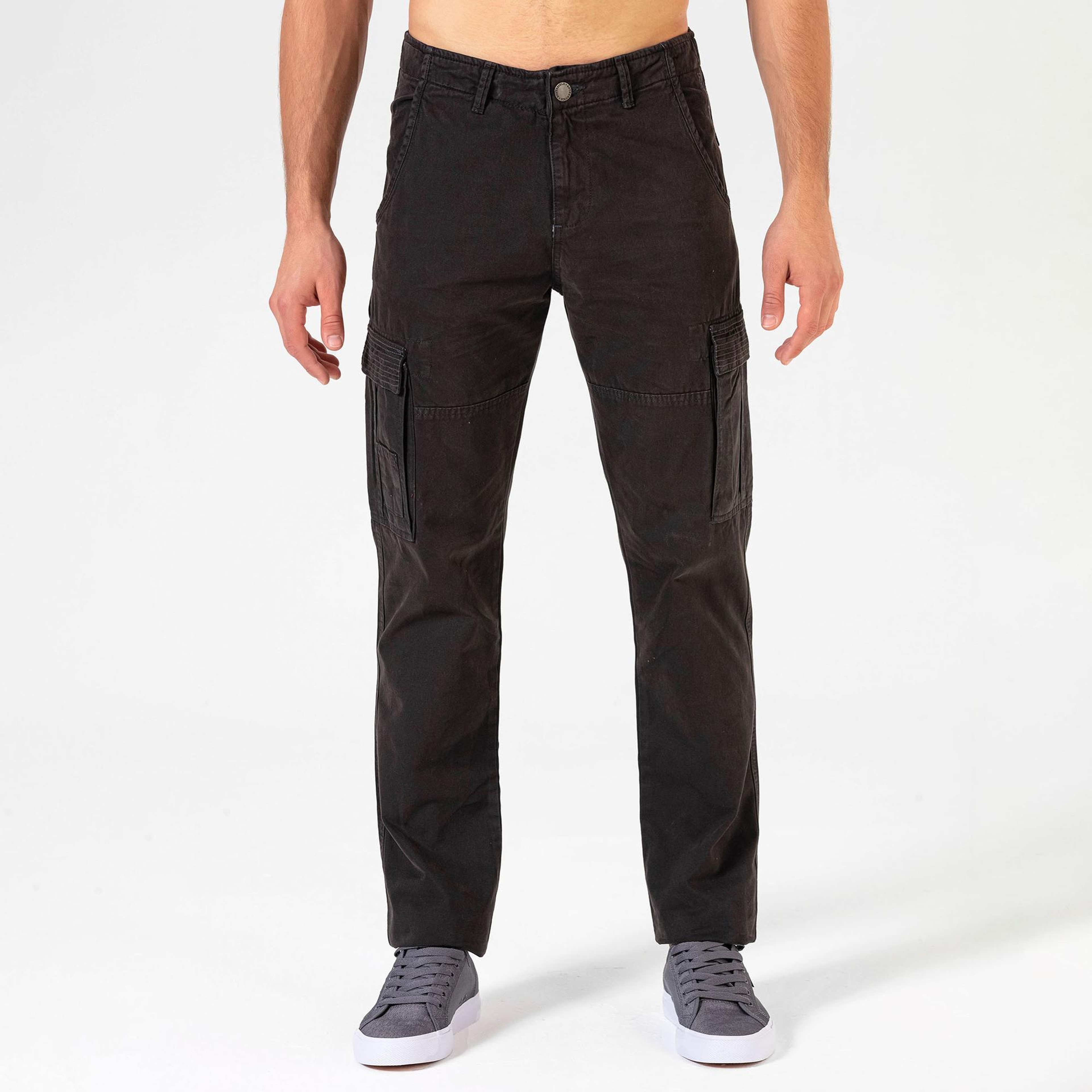 Routefield Woods Erkek Siyah Pantolon
