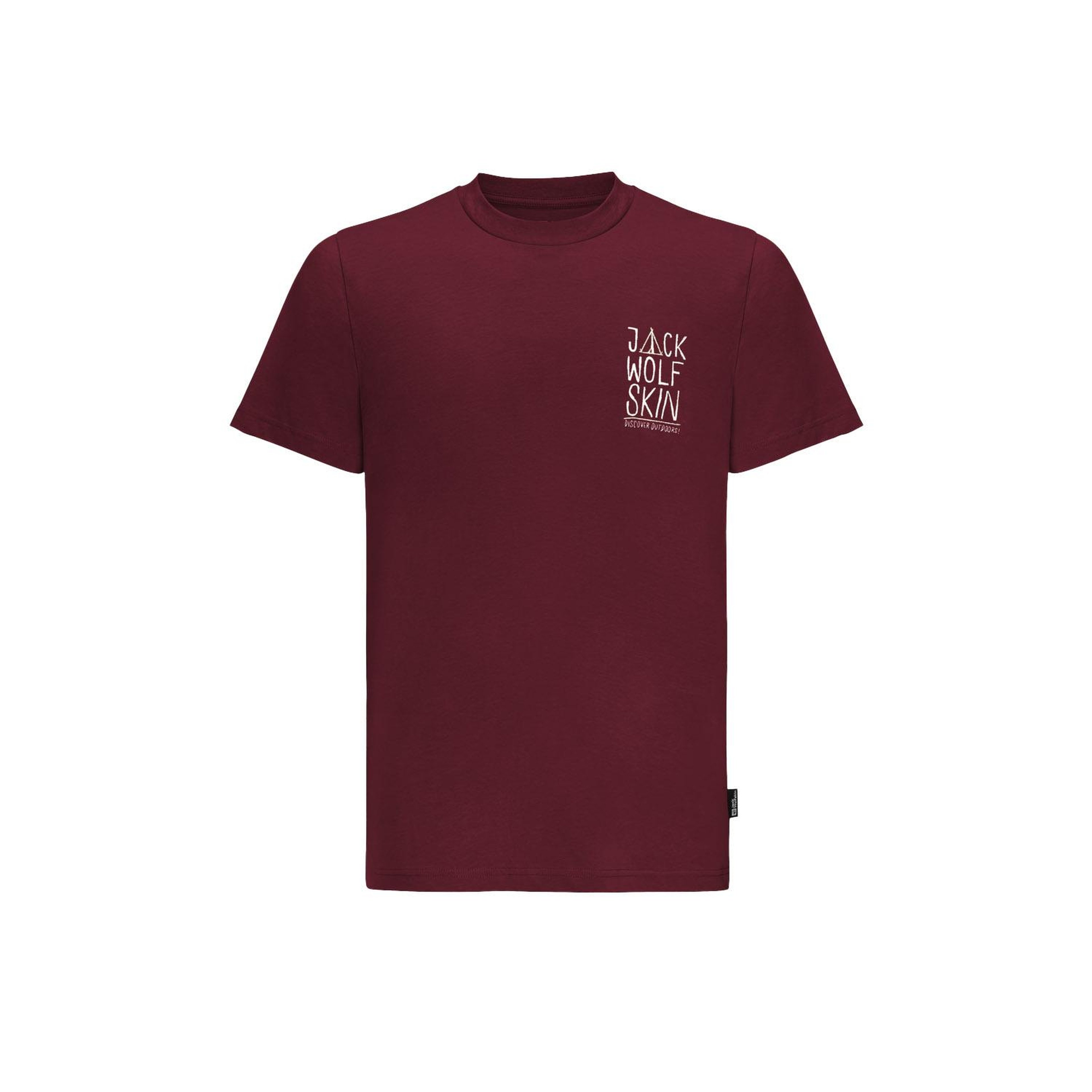 Jack Wolfskin Jack Tent T Erkek Kırmızı Tişört