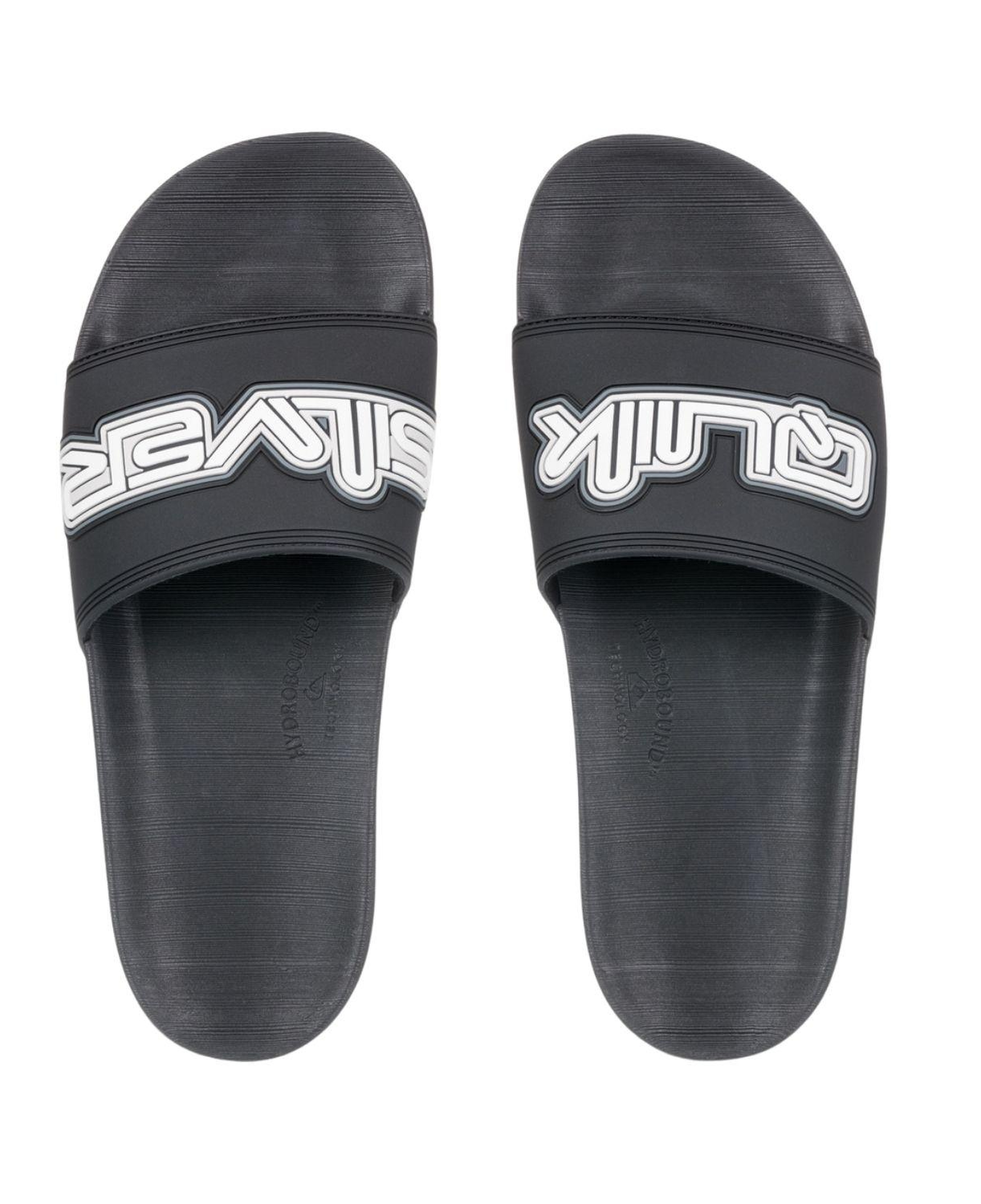Quiksilver Rivi Wordmark Slide II Erkek Siyah Terlik