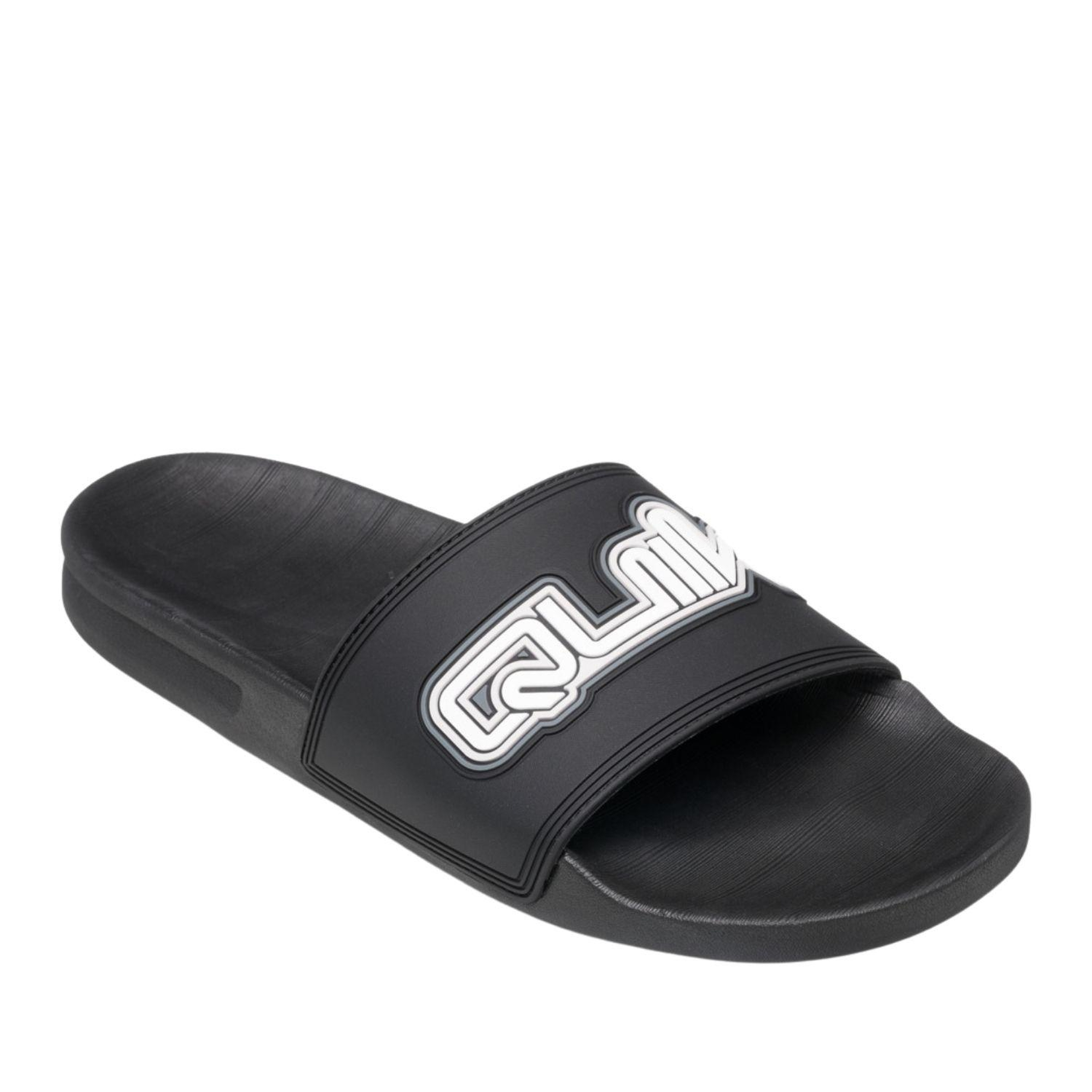 Quiksilver Rivi Wordmark Slide II Erkek Siyah Terlik