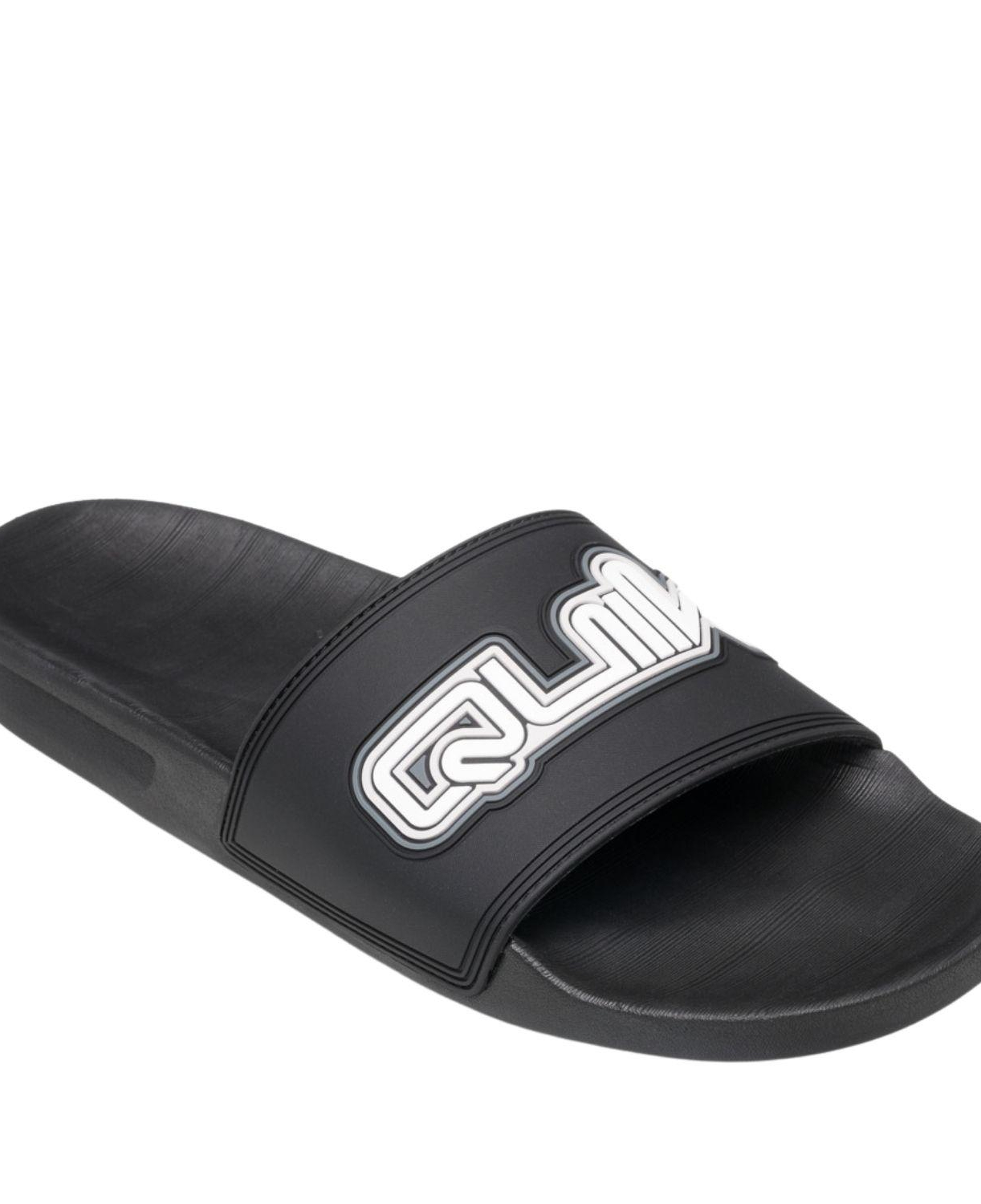 Quiksilver Rivi Wordmark Slide II Erkek Siyah Terlik