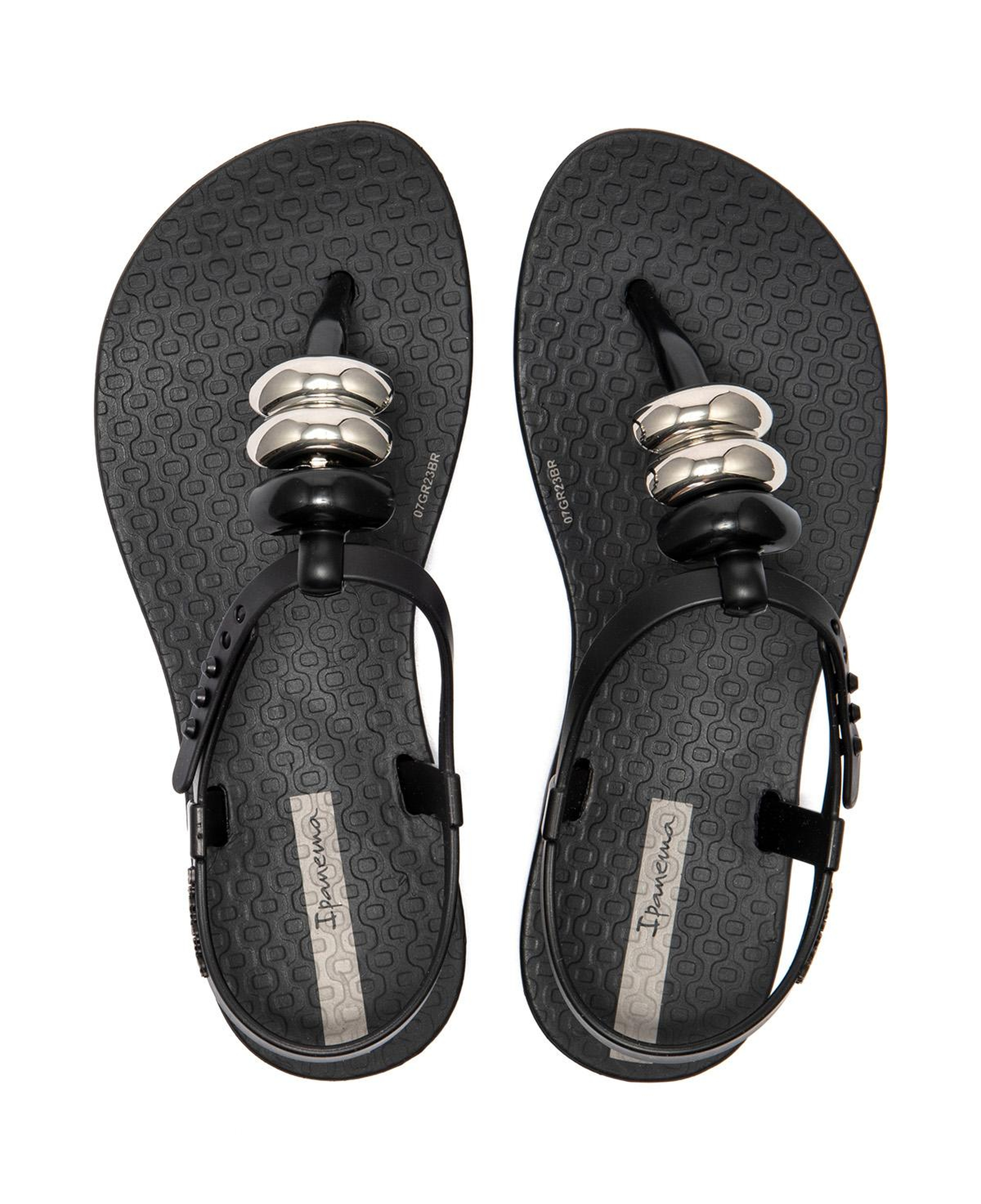 Class Blown Çocuk  Parmak Arası Sandalet Siyah 27/36