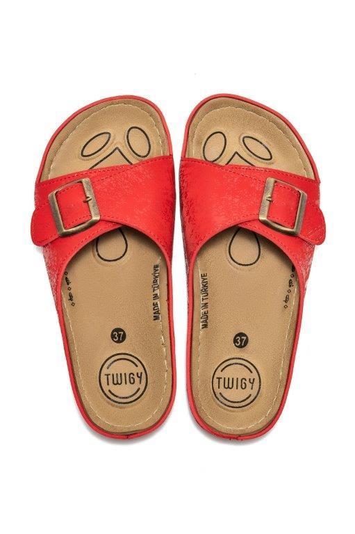 Dildar Kadın Terlik Kırmızı 36/40