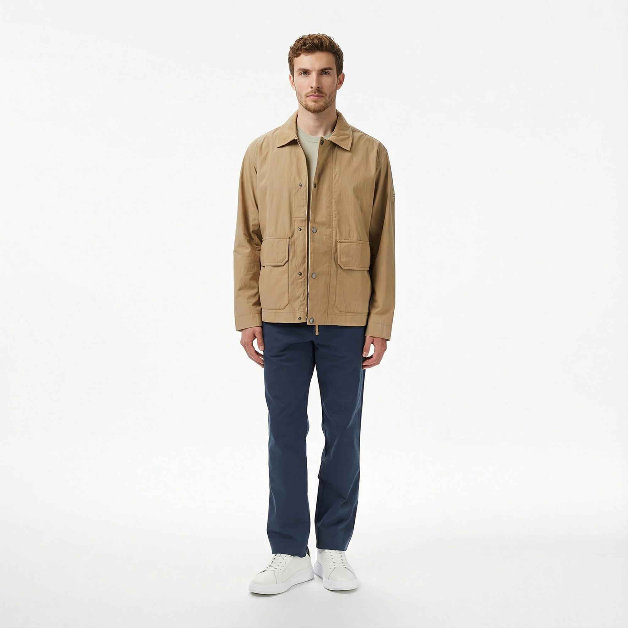 Tommy Hilfiger Walking Erkek Bej Ceket