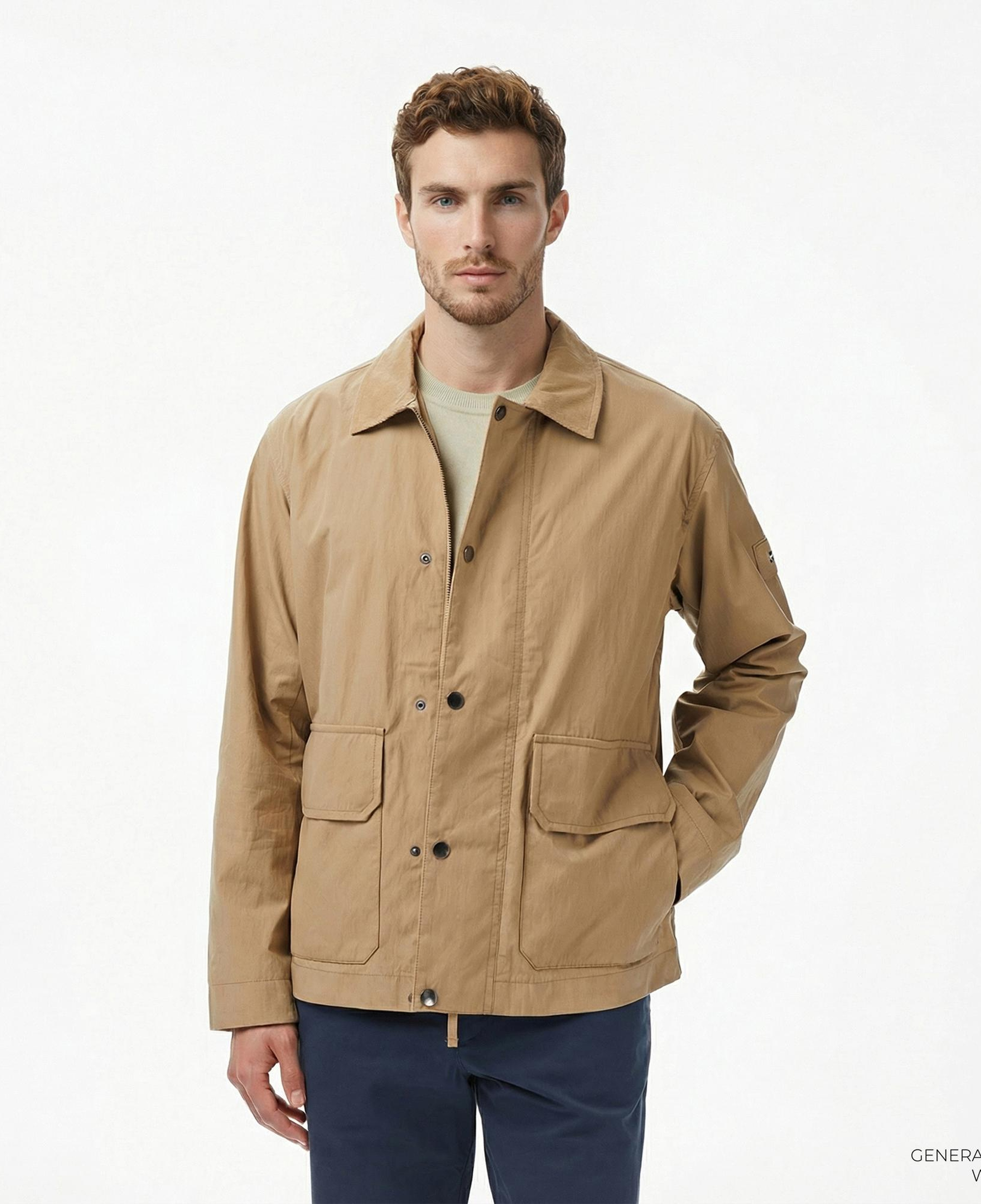 Tommy Hilfiger Walking Erkek Bej Ceket