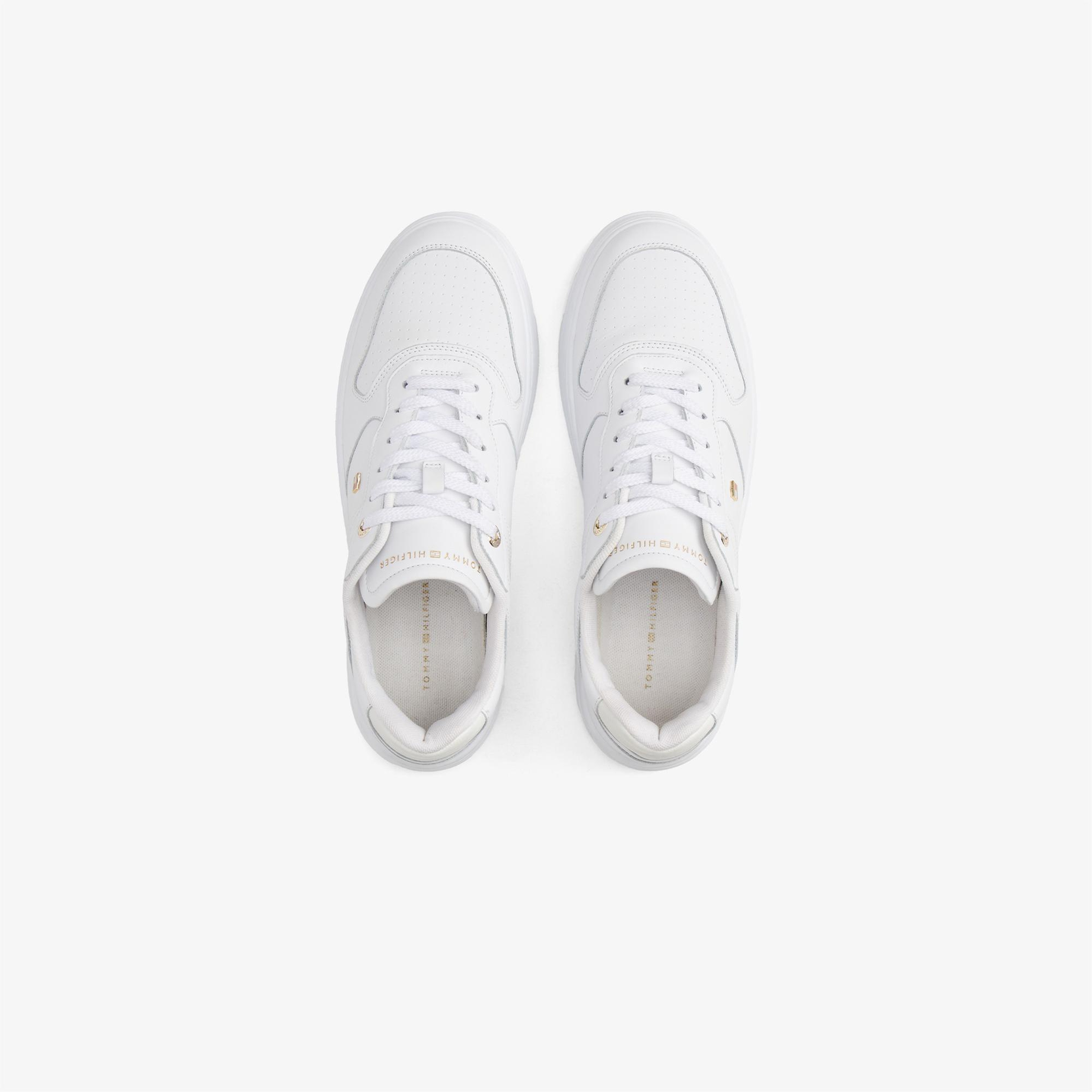 Tommy Hilfiger Sporty Cupsole Kadın Beyaz Sneaker