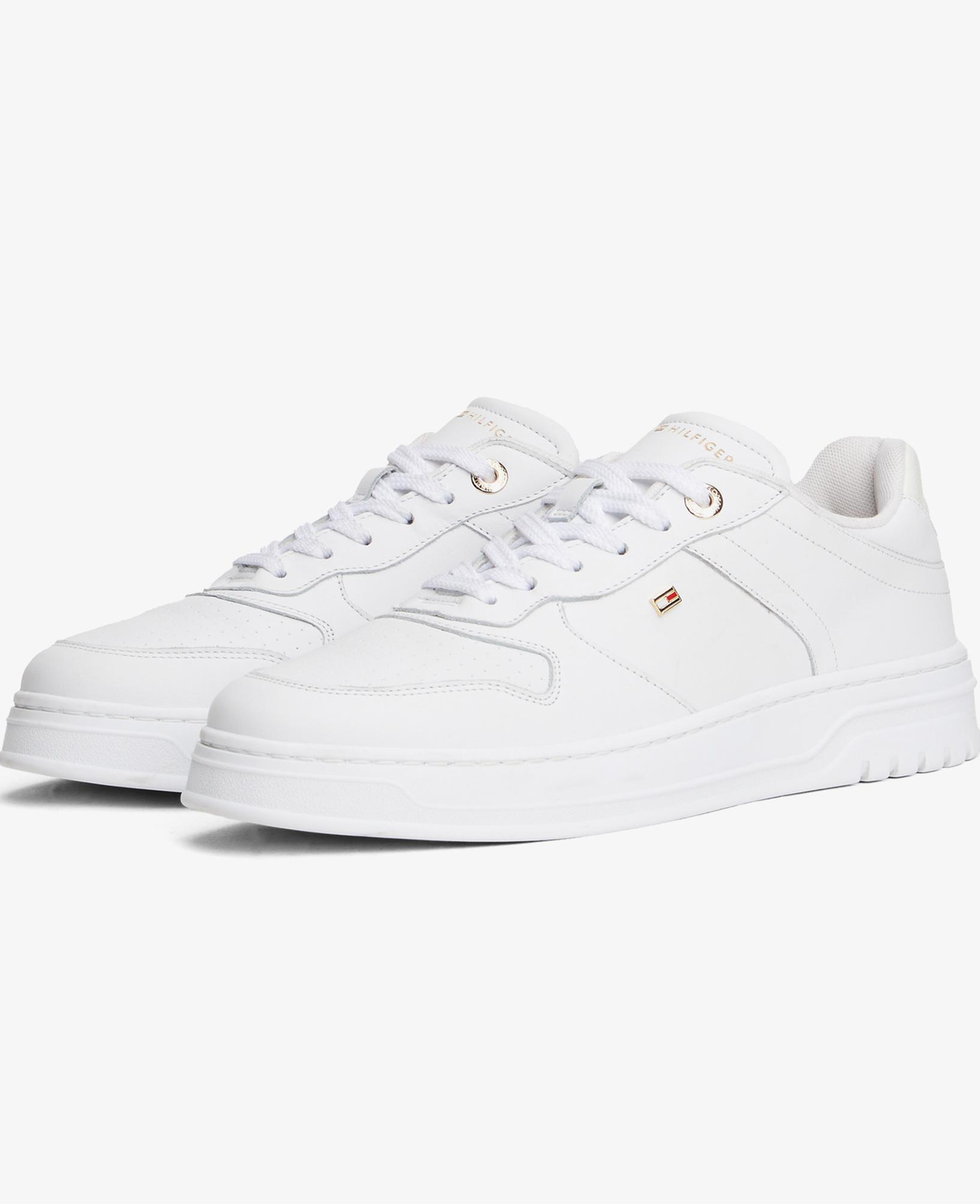 Tommy Hilfiger Sporty Cupsole Kadın Beyaz Sneaker