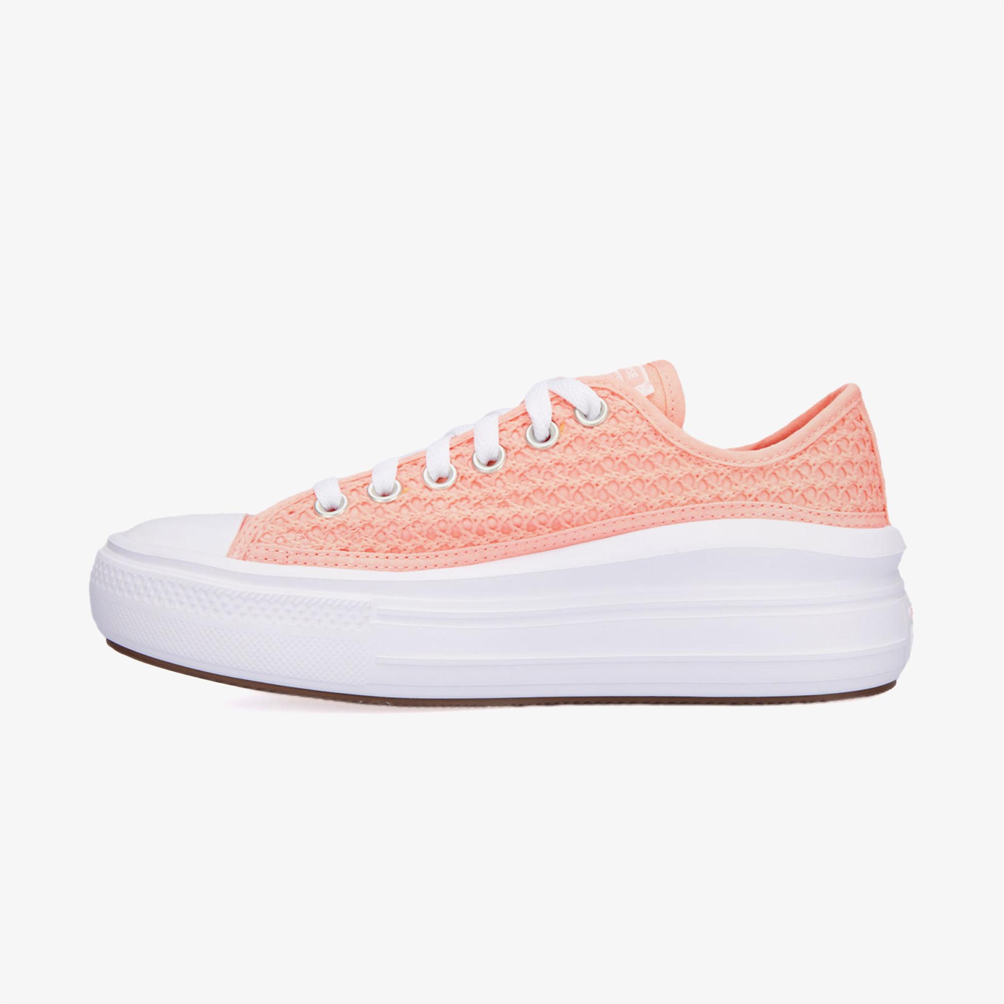 Converse Chuck Taylor All Star Move Genç Pembe Platform Sneaker