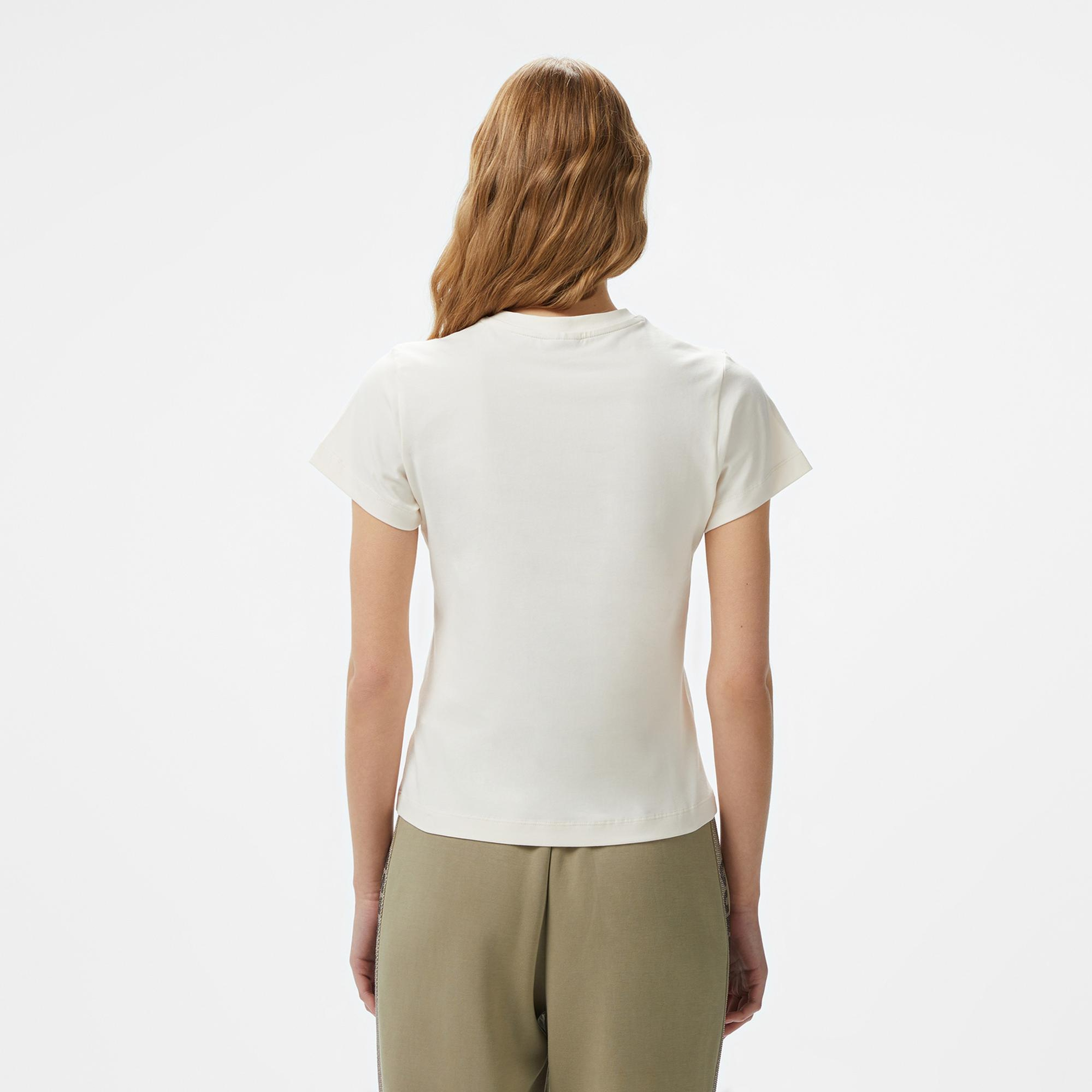 Guess Colette Kadın Beyaz T-Shirt