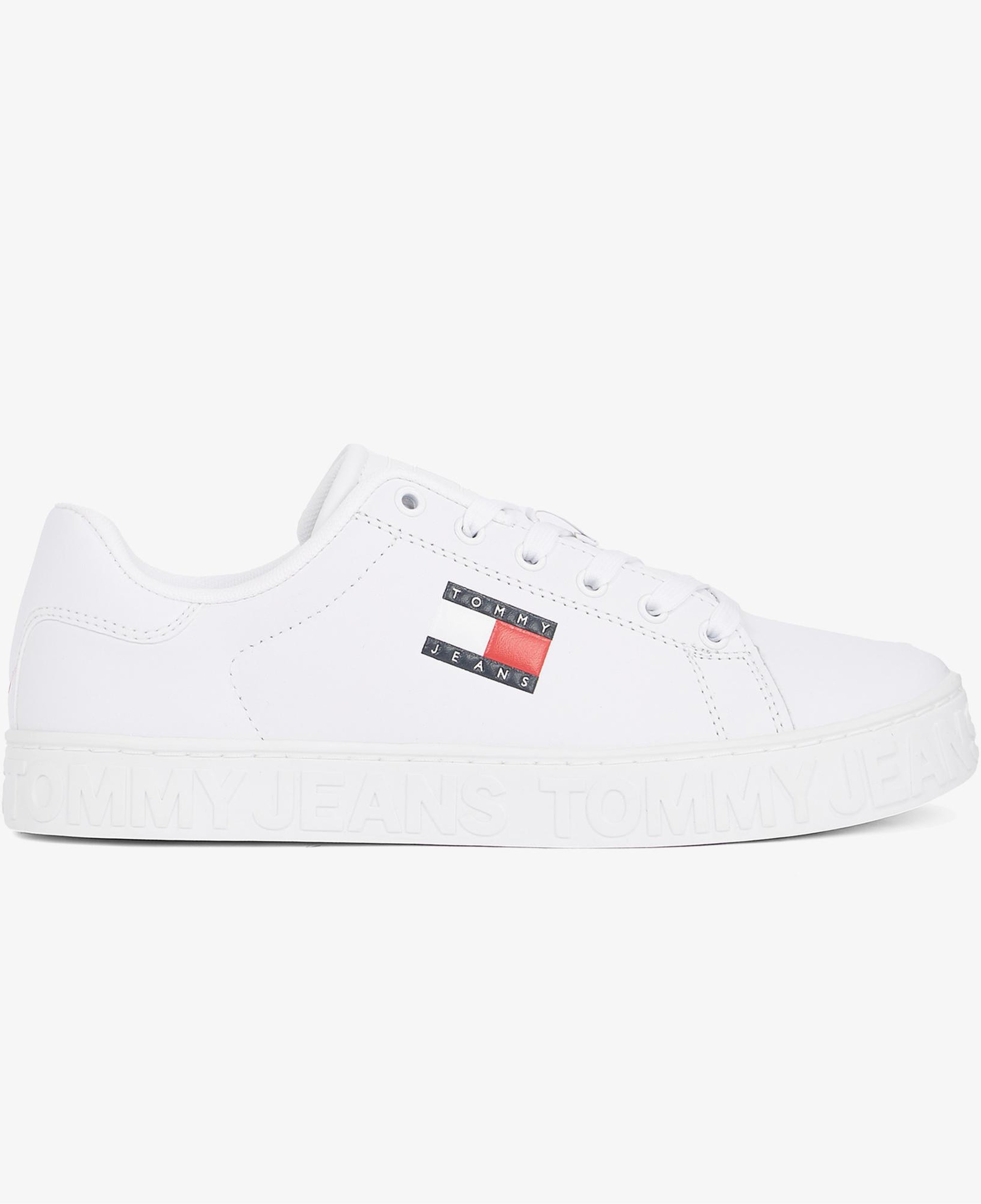 Tommy Hilfiger Logo Kadın Beyaz Sneaker