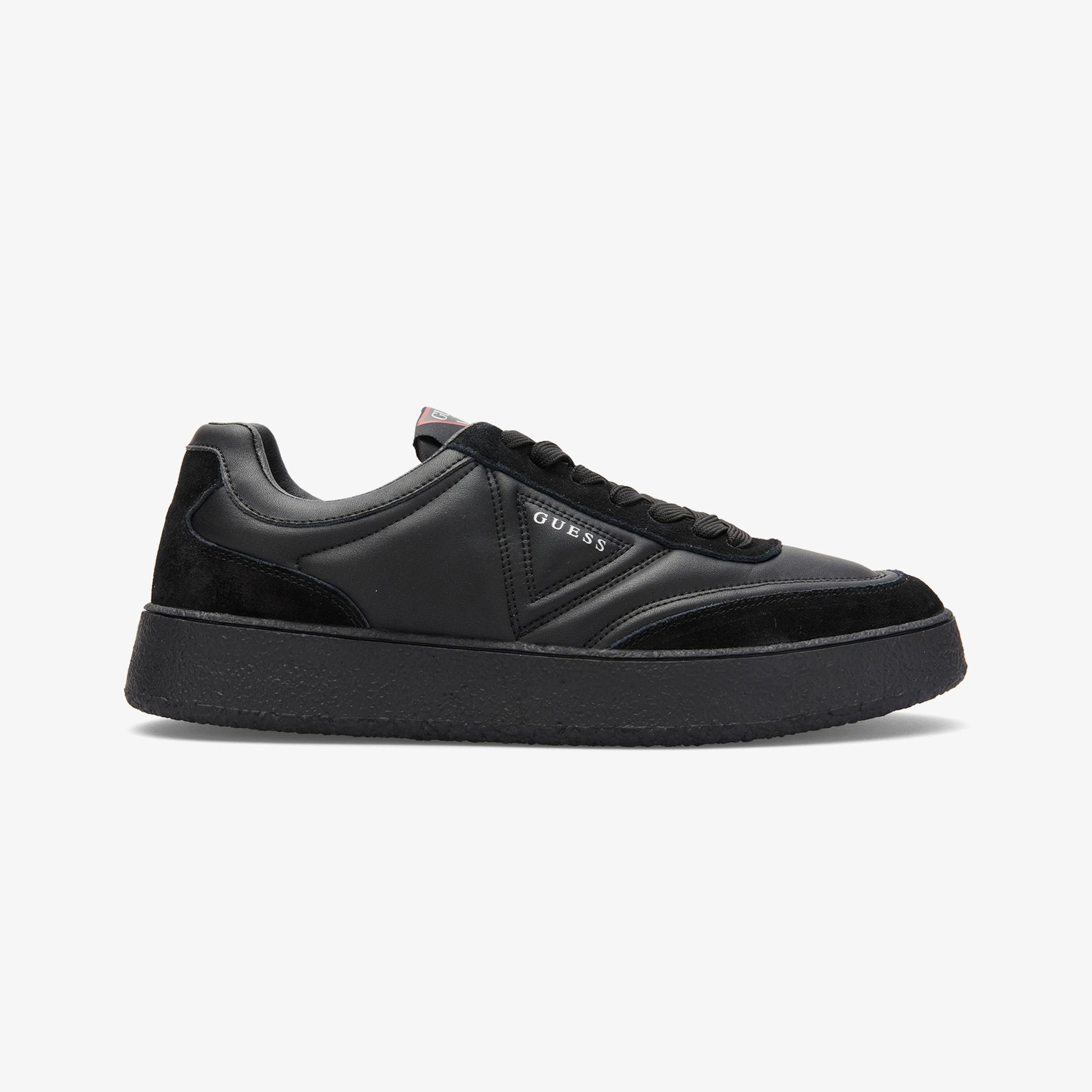 Guess Wimoh Deri Erkek Siyah Sneaker