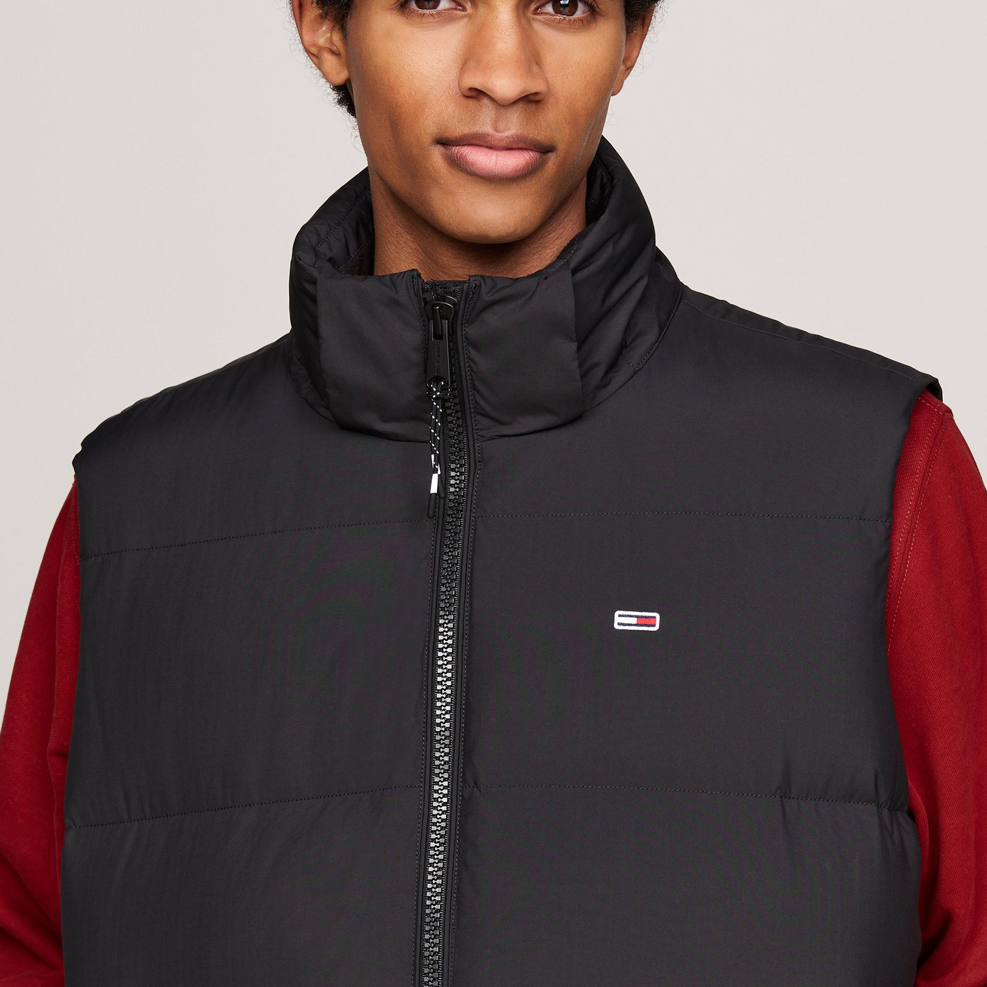 Tommy Jeans Erkek Siyah Puffer Yelek