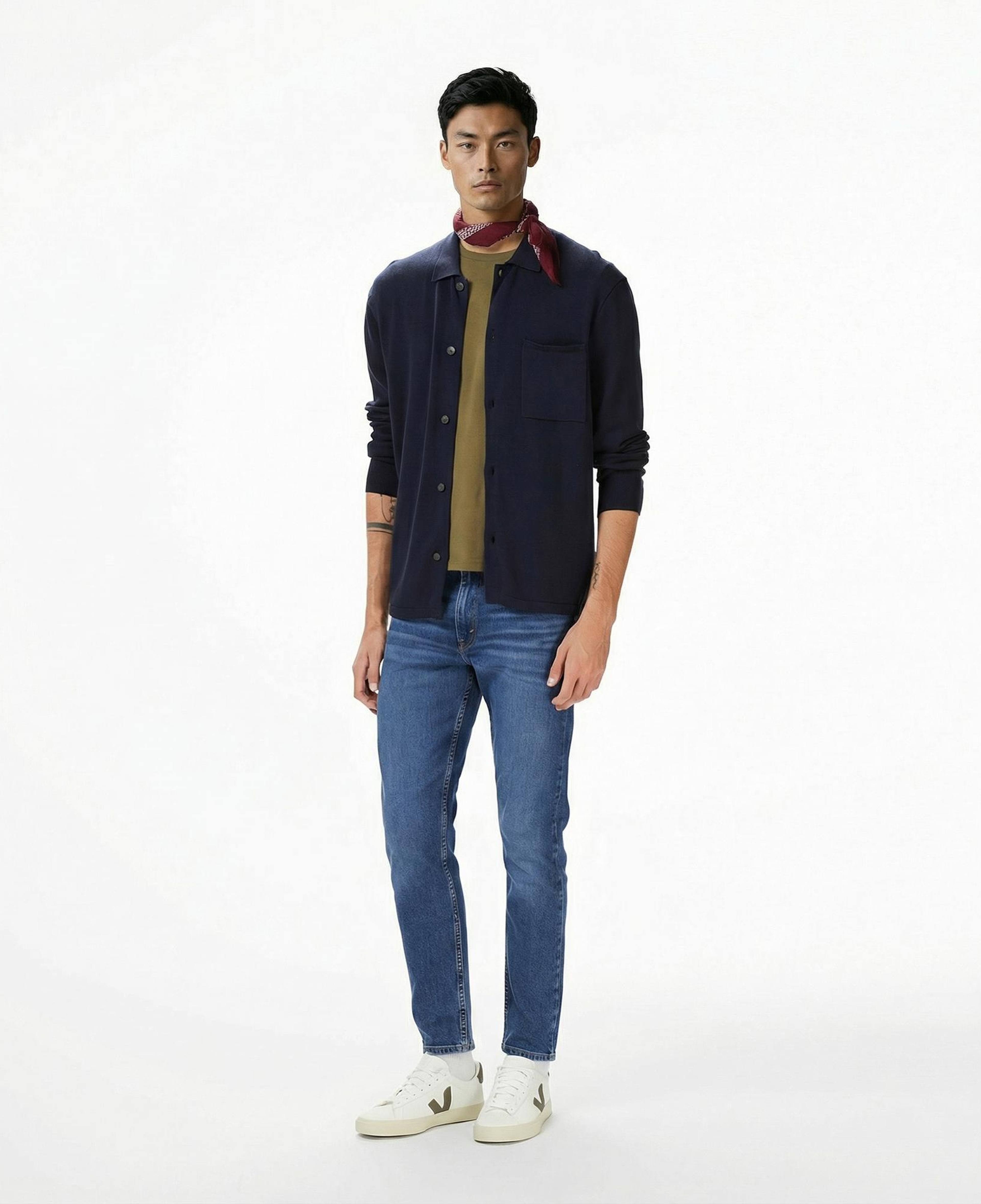 Tommy Hilfiger Core Essential Erkek Lacivert Hırka