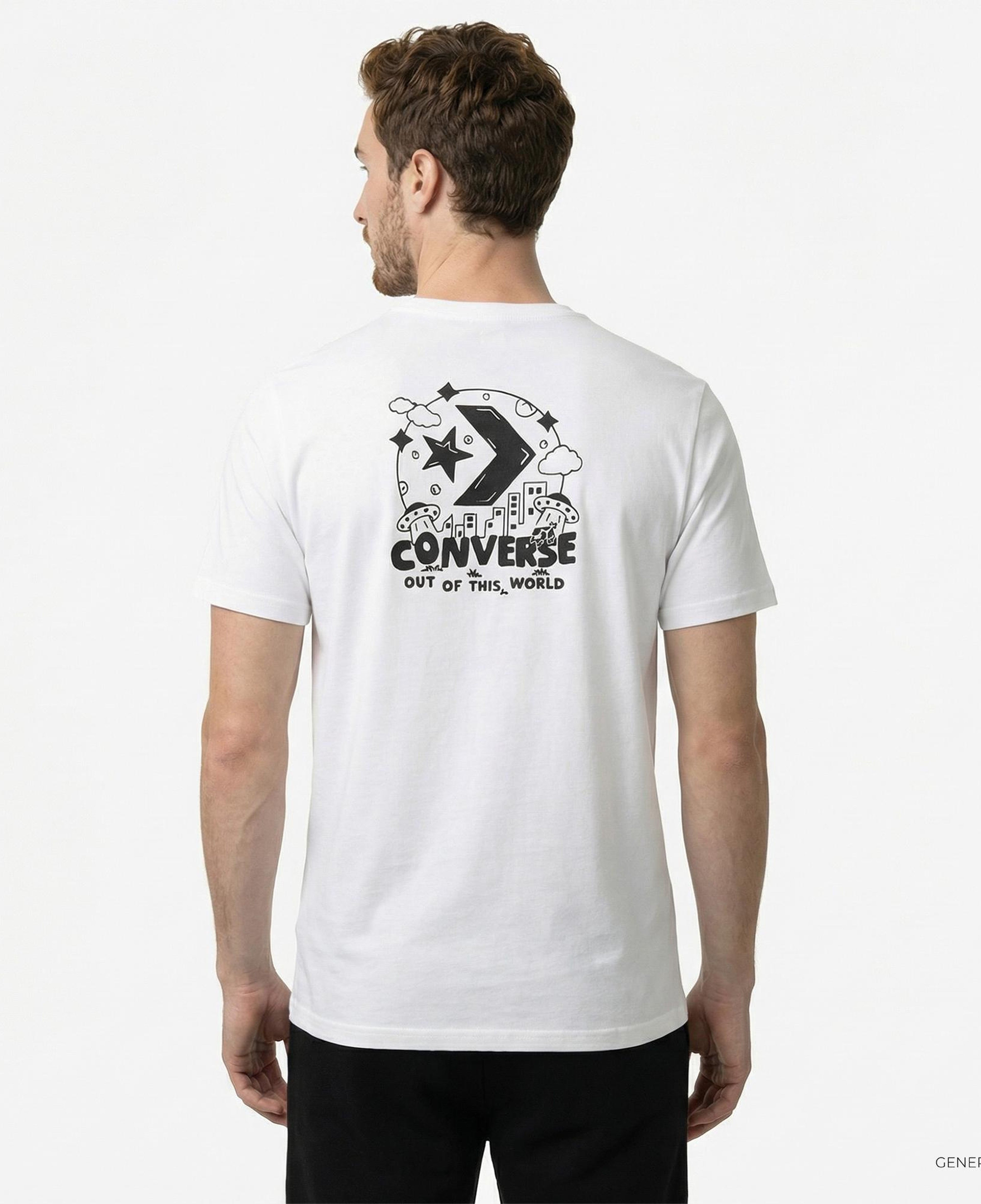 Converse Erkek Beyaz T-Shirt