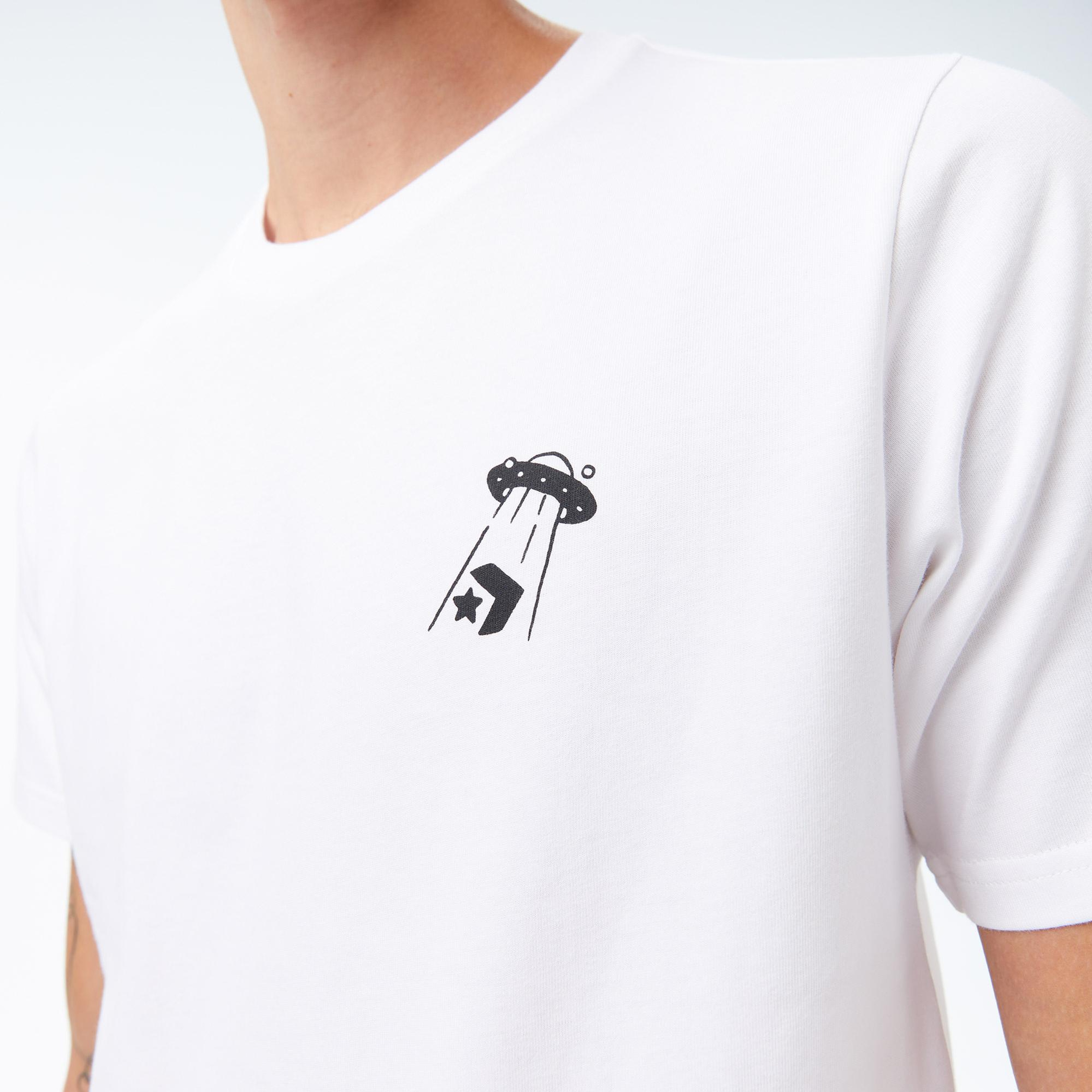 Converse Erkek Beyaz T-Shirt