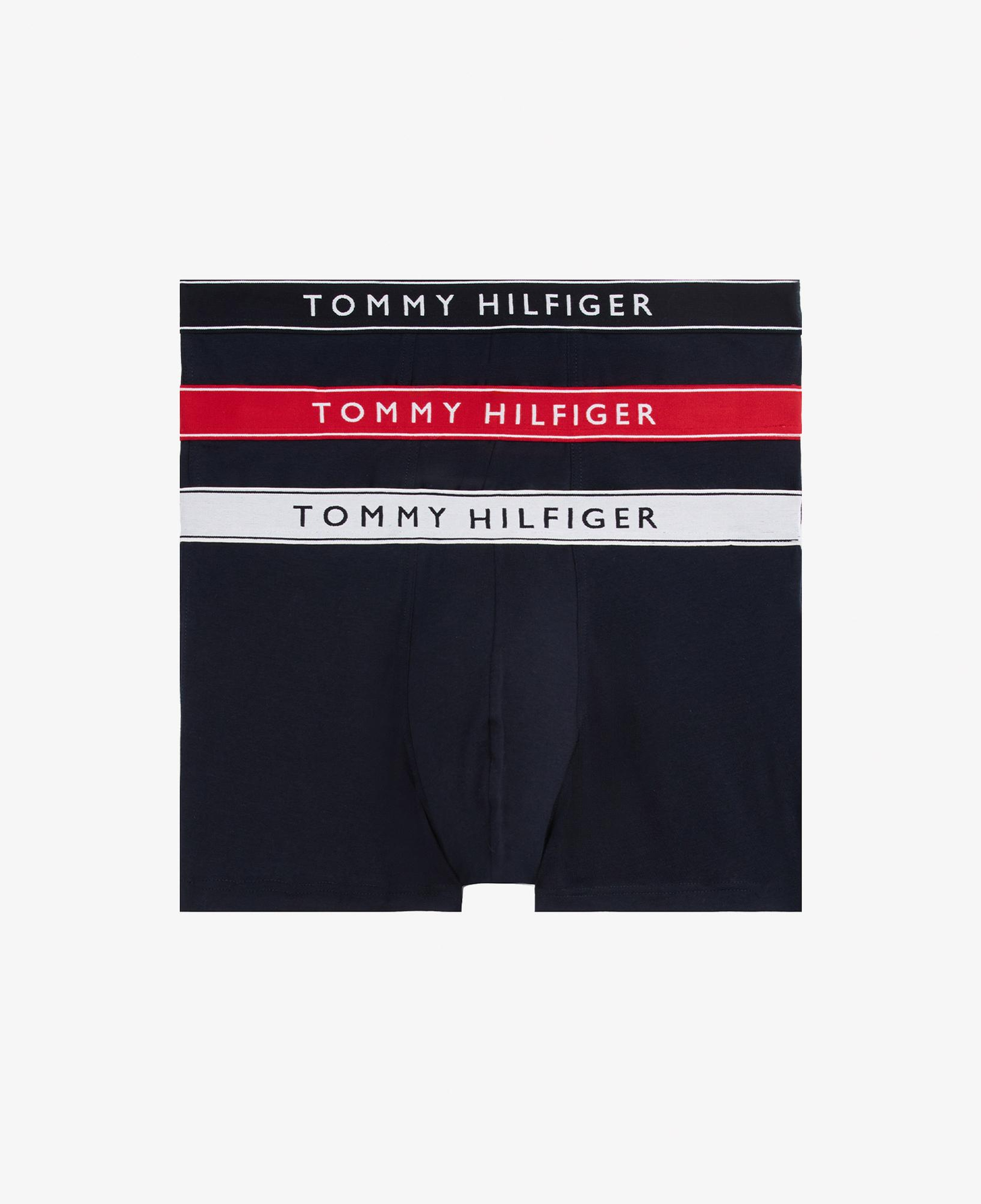 Tommy Hilfiger Trunk Erkek 3'lü Lacivert Boxer