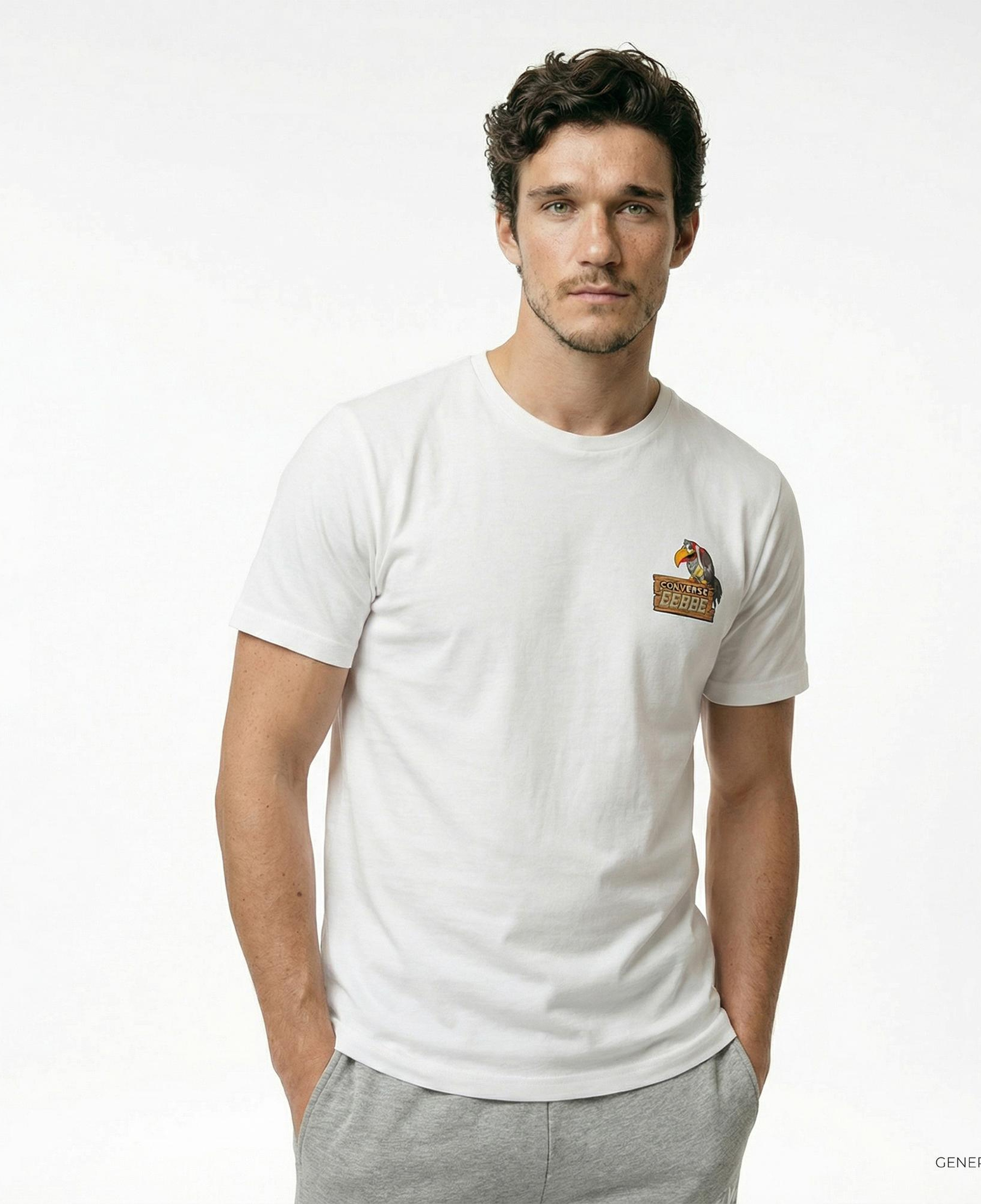 Converse Erkek Beyaz T-Shirt