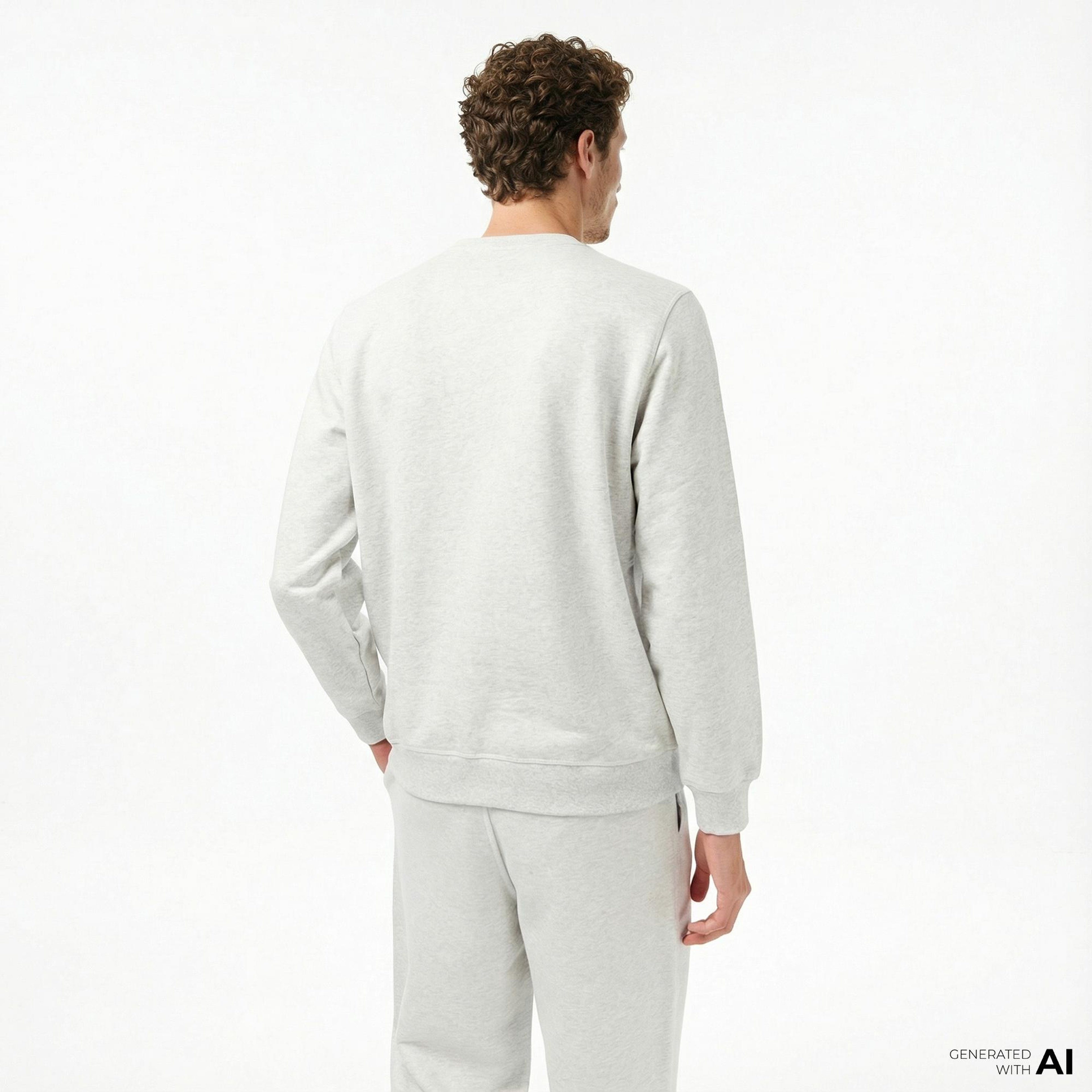 Converse Erkek Gri Sweatshirt