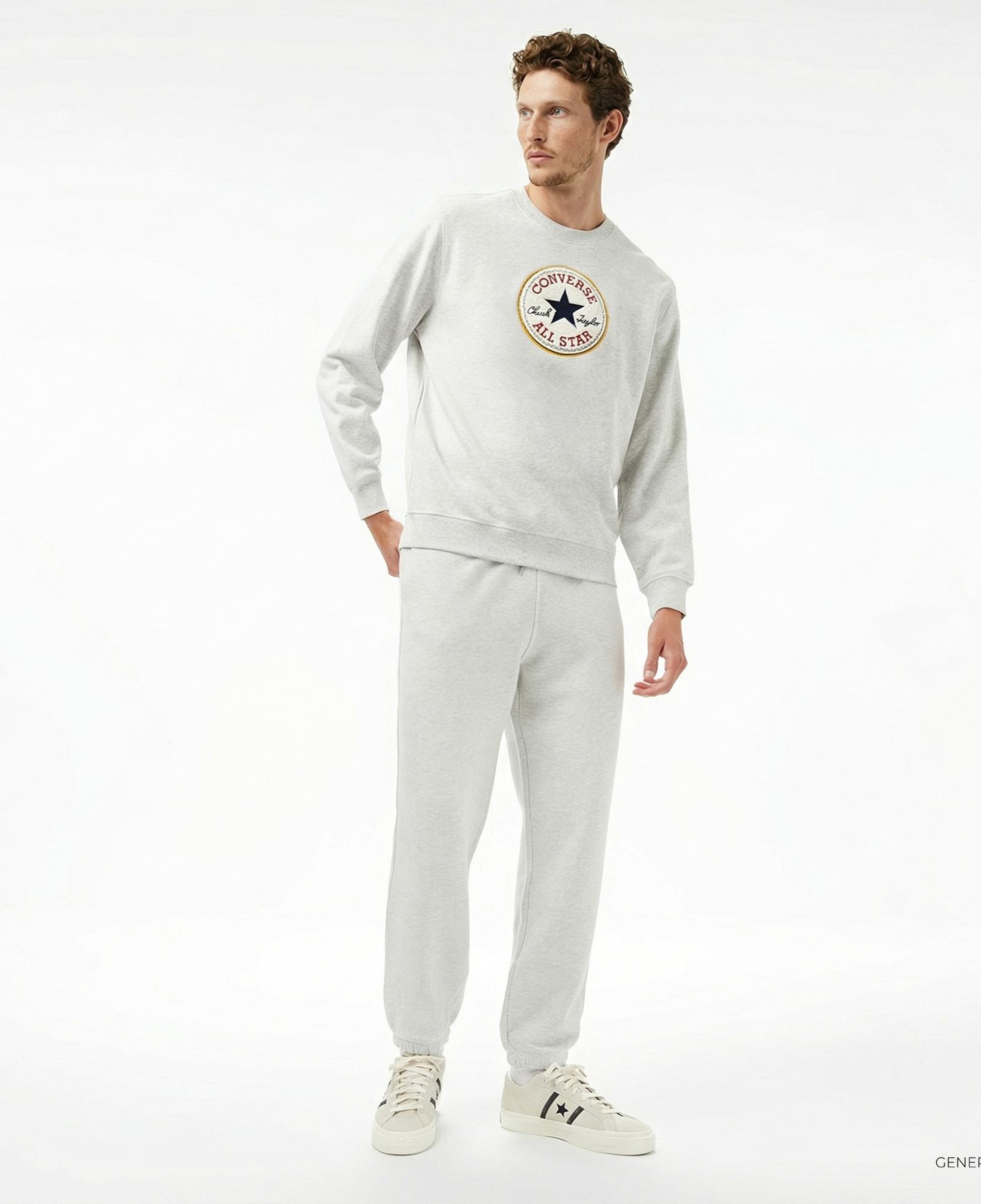 Converse Erkek Gri Sweatshirt