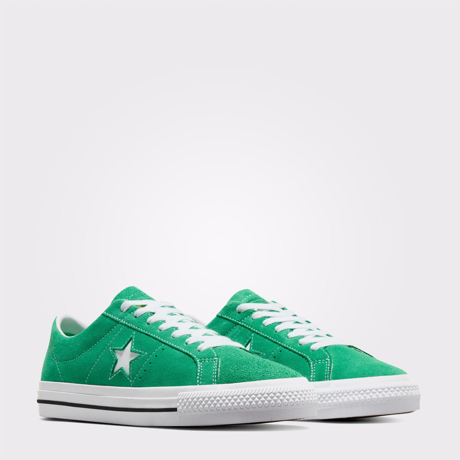 Converse One Star Pro Unisex Yeşil Süet Sneaker