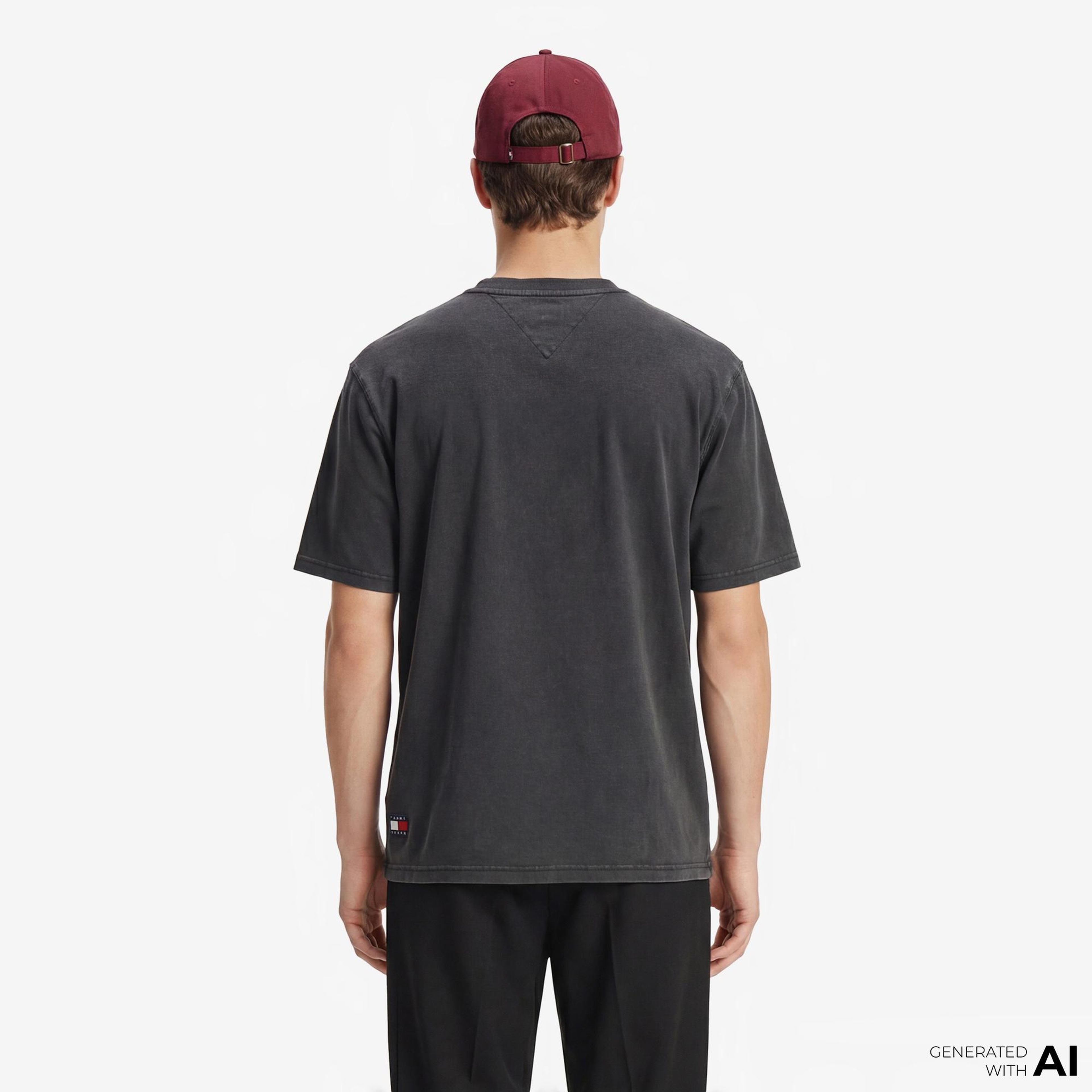 Tommy Hilfiger New Classics Erkek Siyah T-Shirt