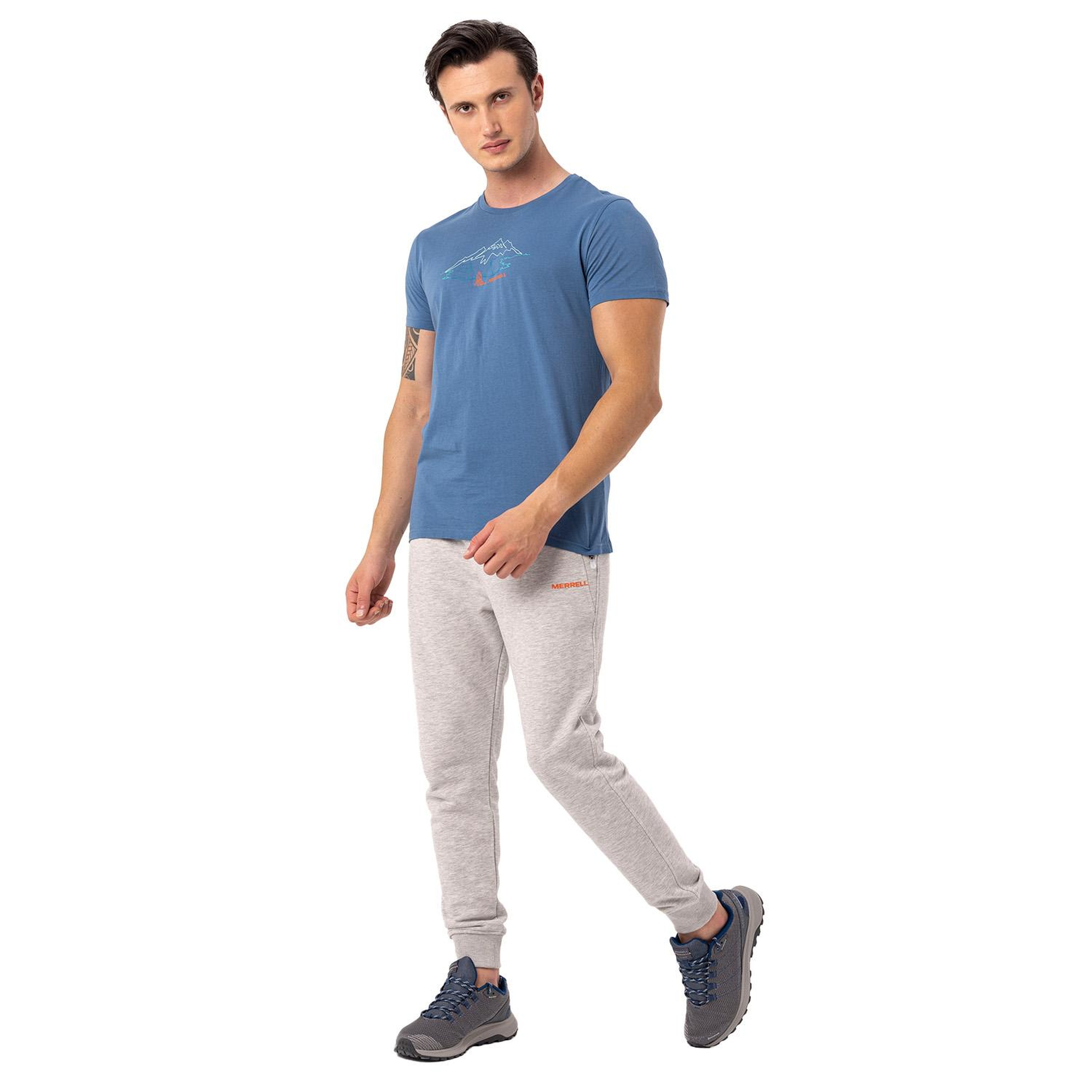 Merrell Tamp Erkek Mavi Tişört