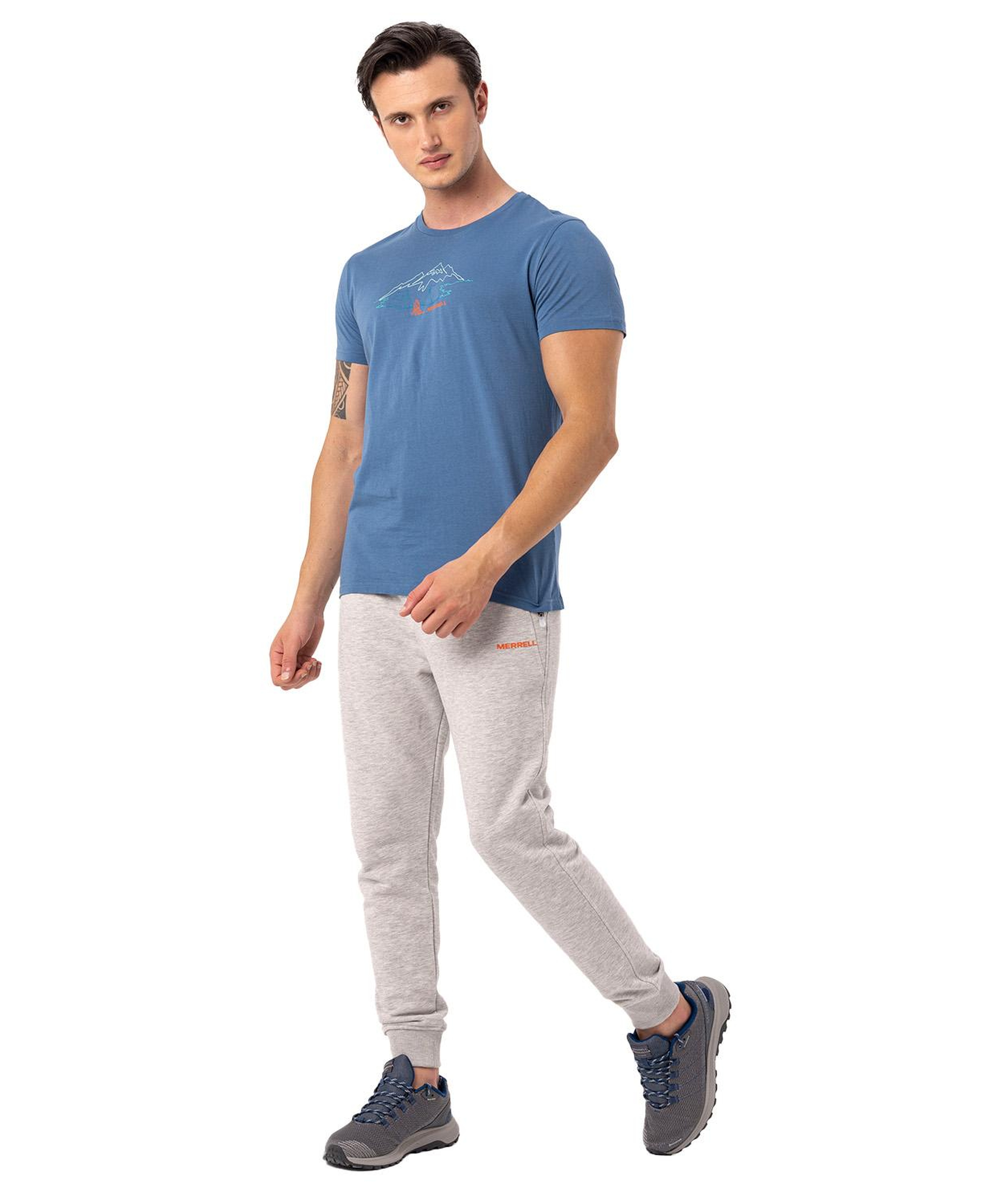 Merrell Tamp Erkek Mavi Tişört