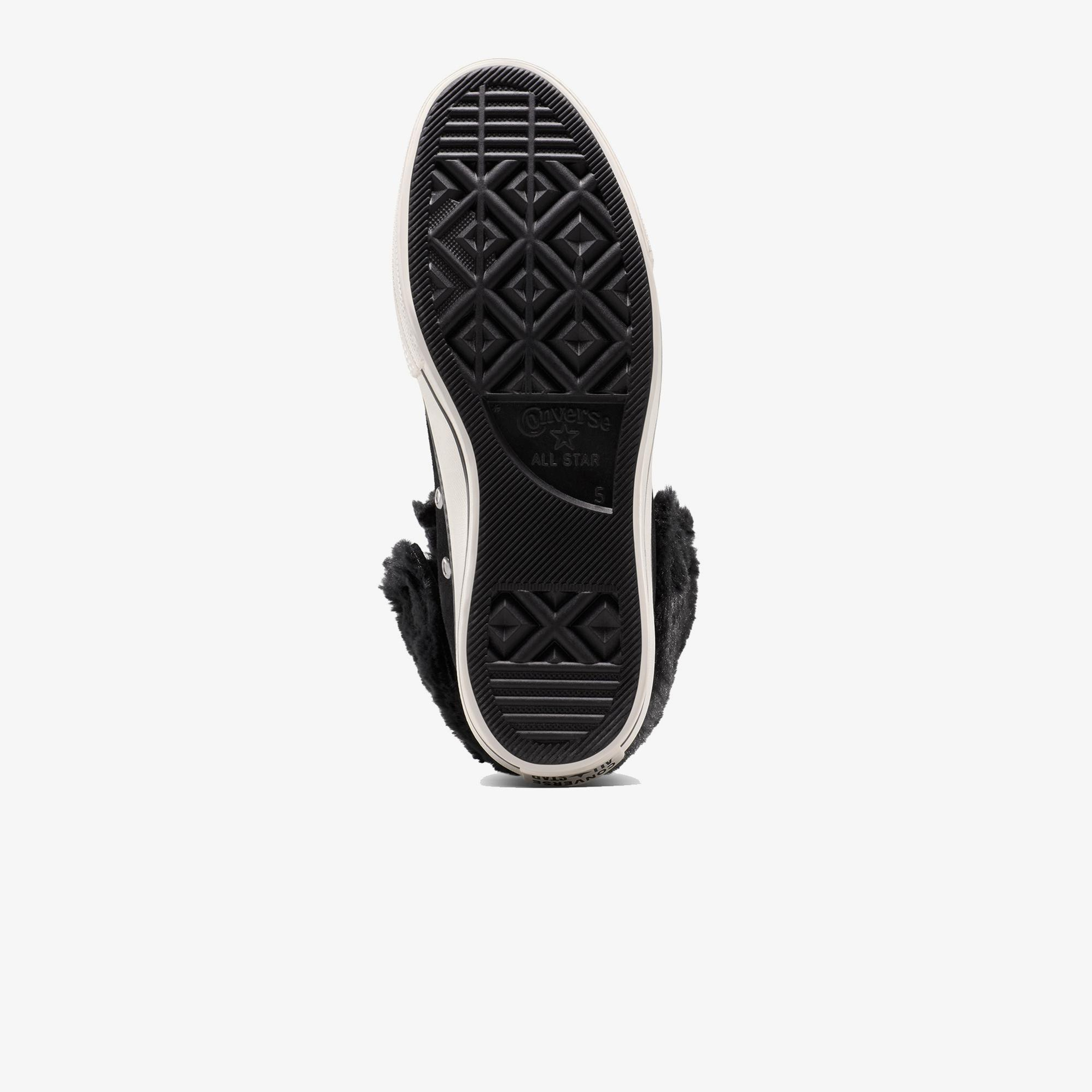 Converse Chuck Taylor All Star Fold Over Lift Kadın Siyah Sneaker