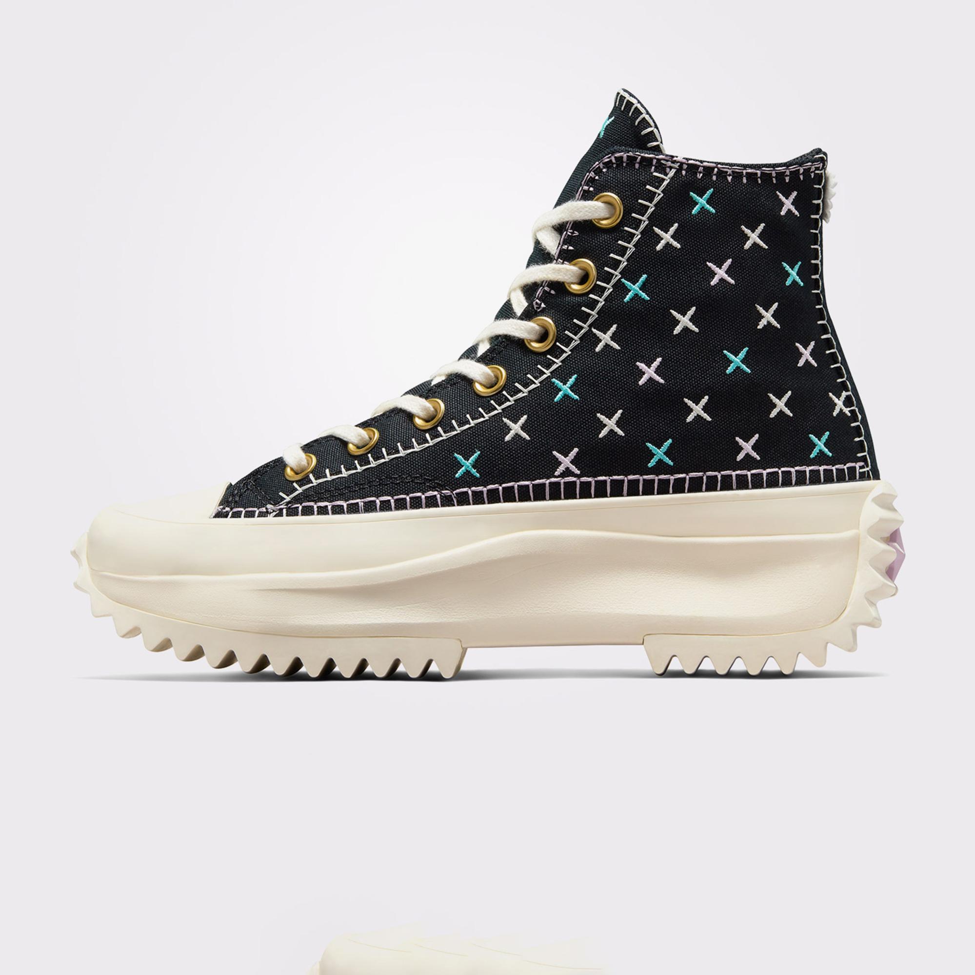 Converse Siyah Converse Run Star Hike Unisex Platform Sneaker