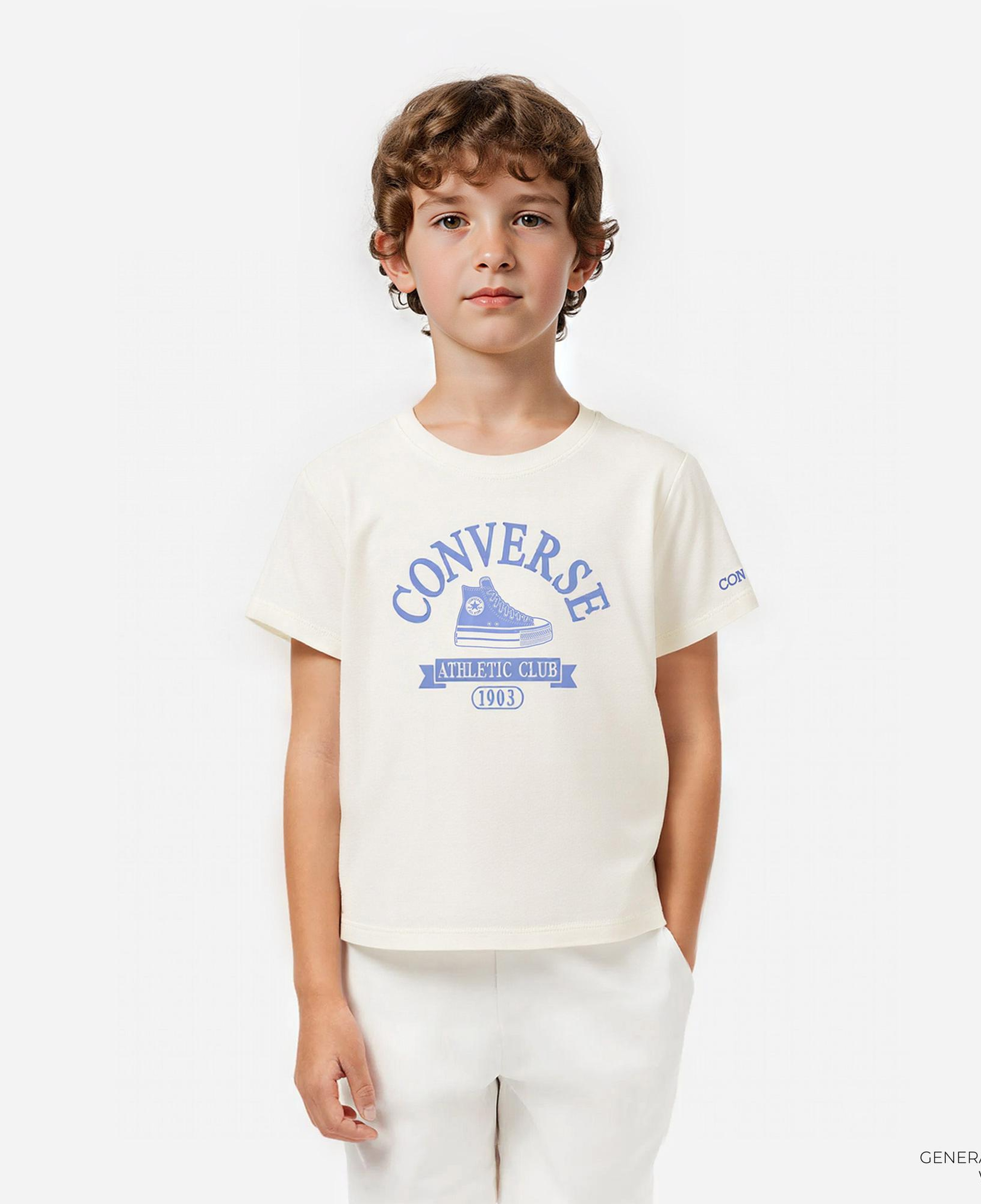 Converse Çocuk Krem T-Shirt