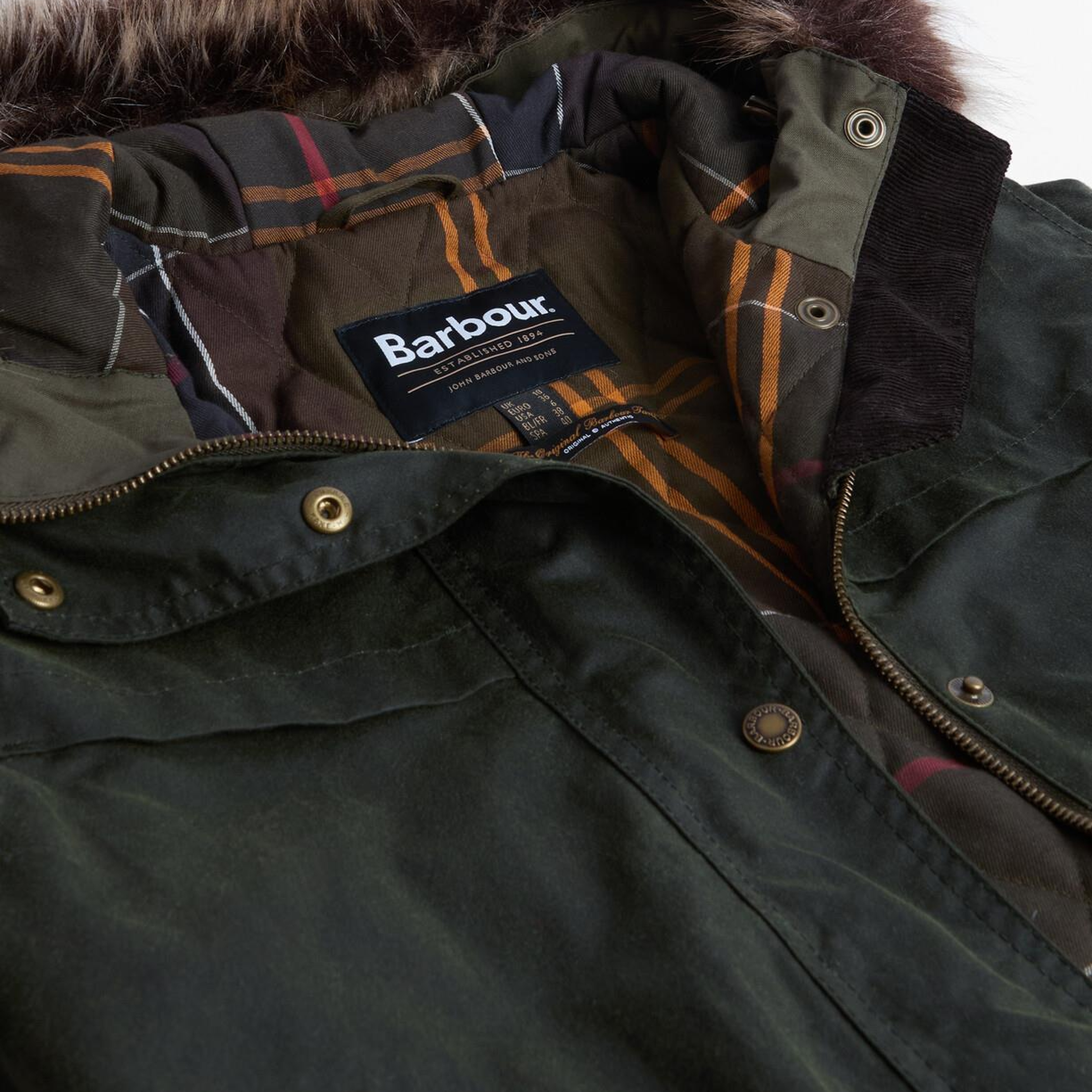Barbour Durham City Yağlı Parka