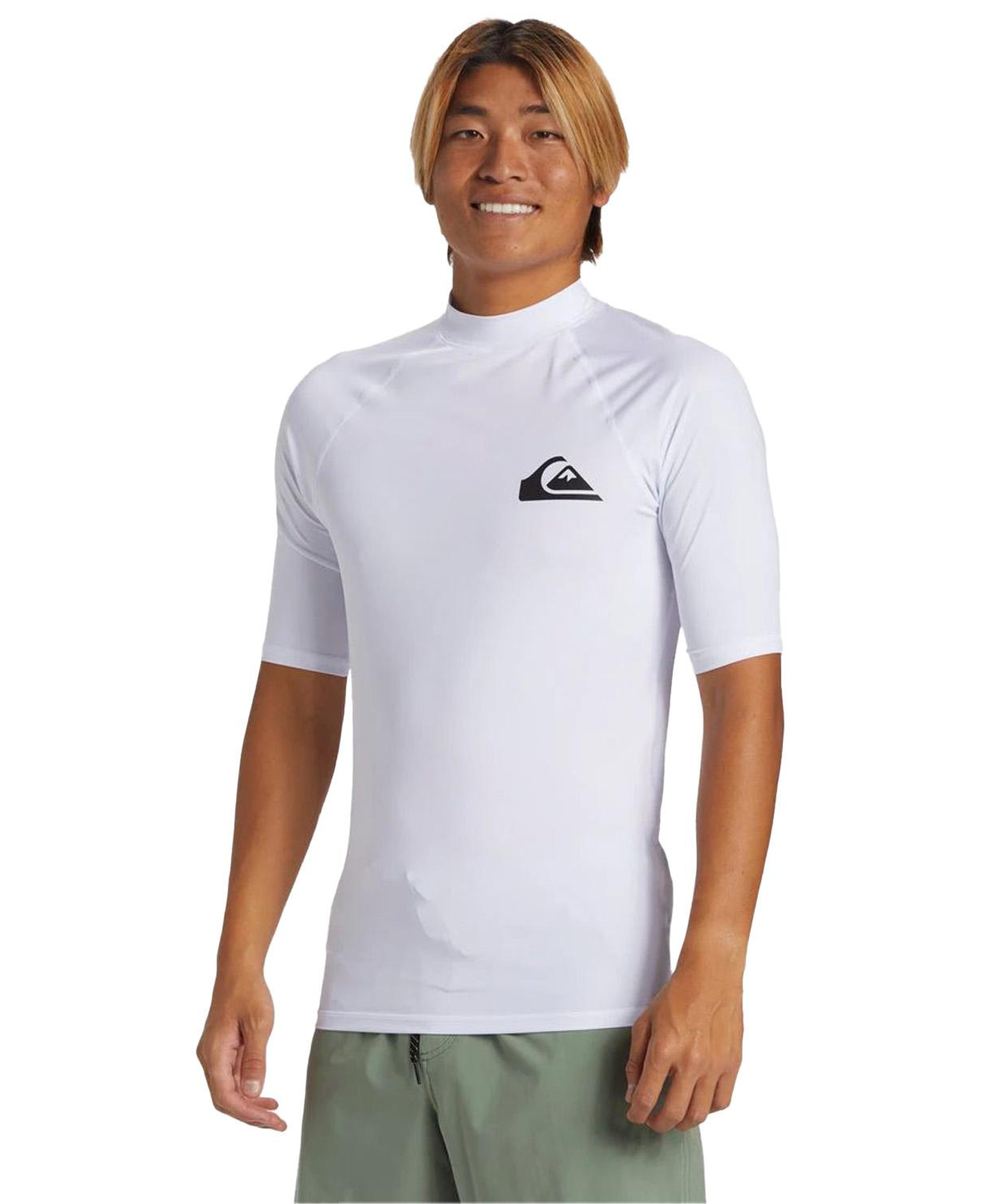 Quiksilver Everyday Upf50 Erkek Beyaz Likra