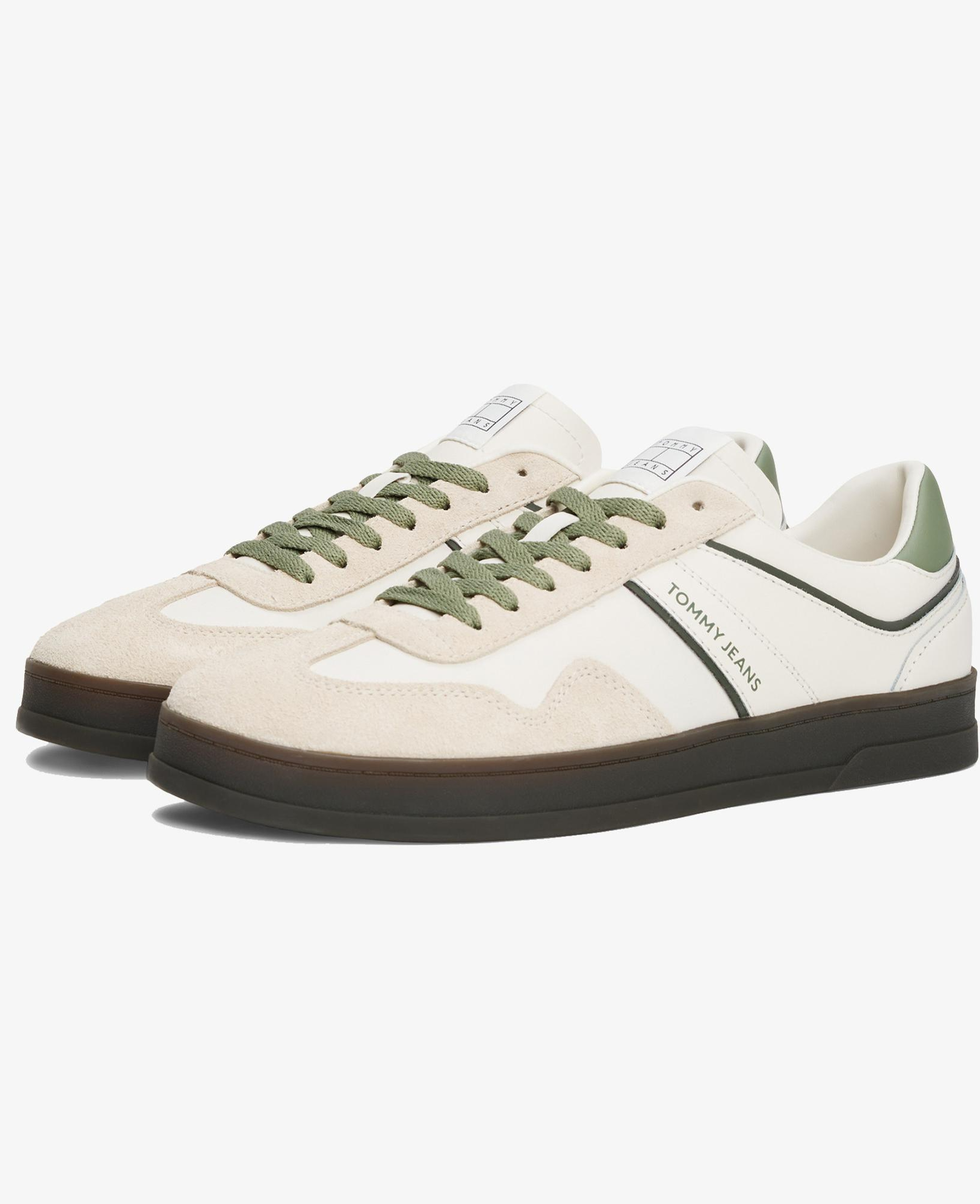 Tommy Hilfiger The Greenwich Leather Erkek Beyaz Sneaker