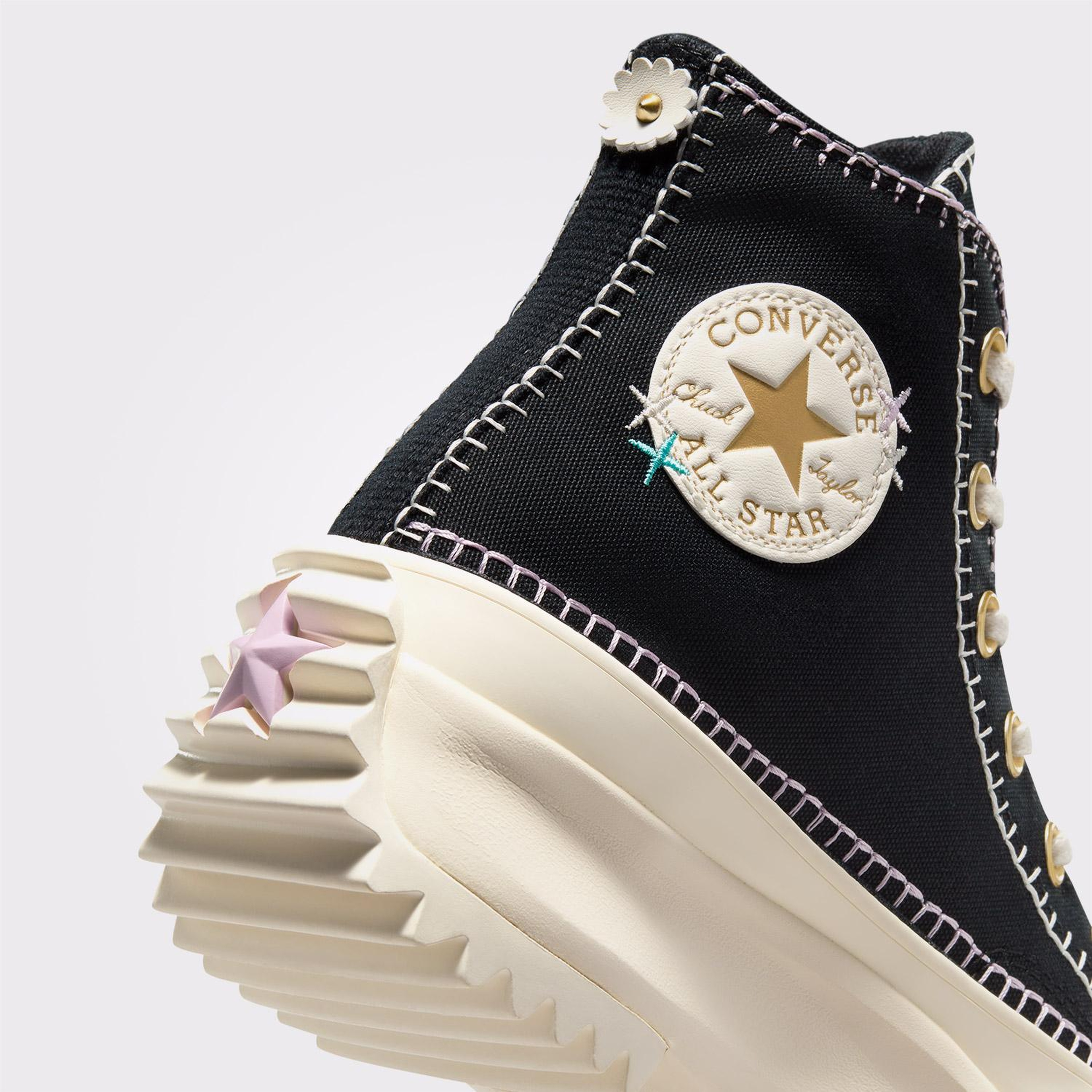 Converse Run Star Hike Unisex Siyah Platform Sneaker