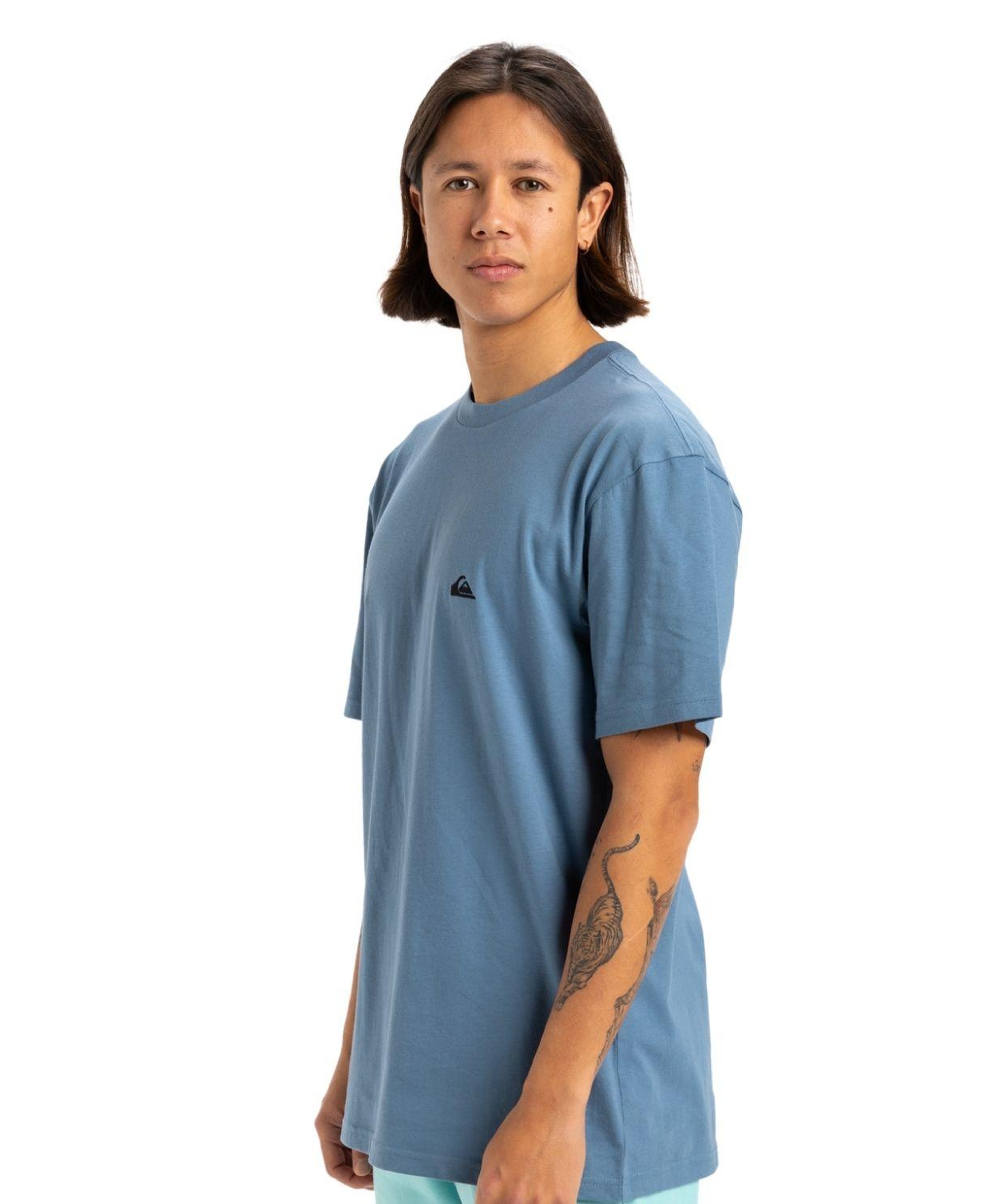 Quiksilver Basic Young Erkek Mavi Tişört