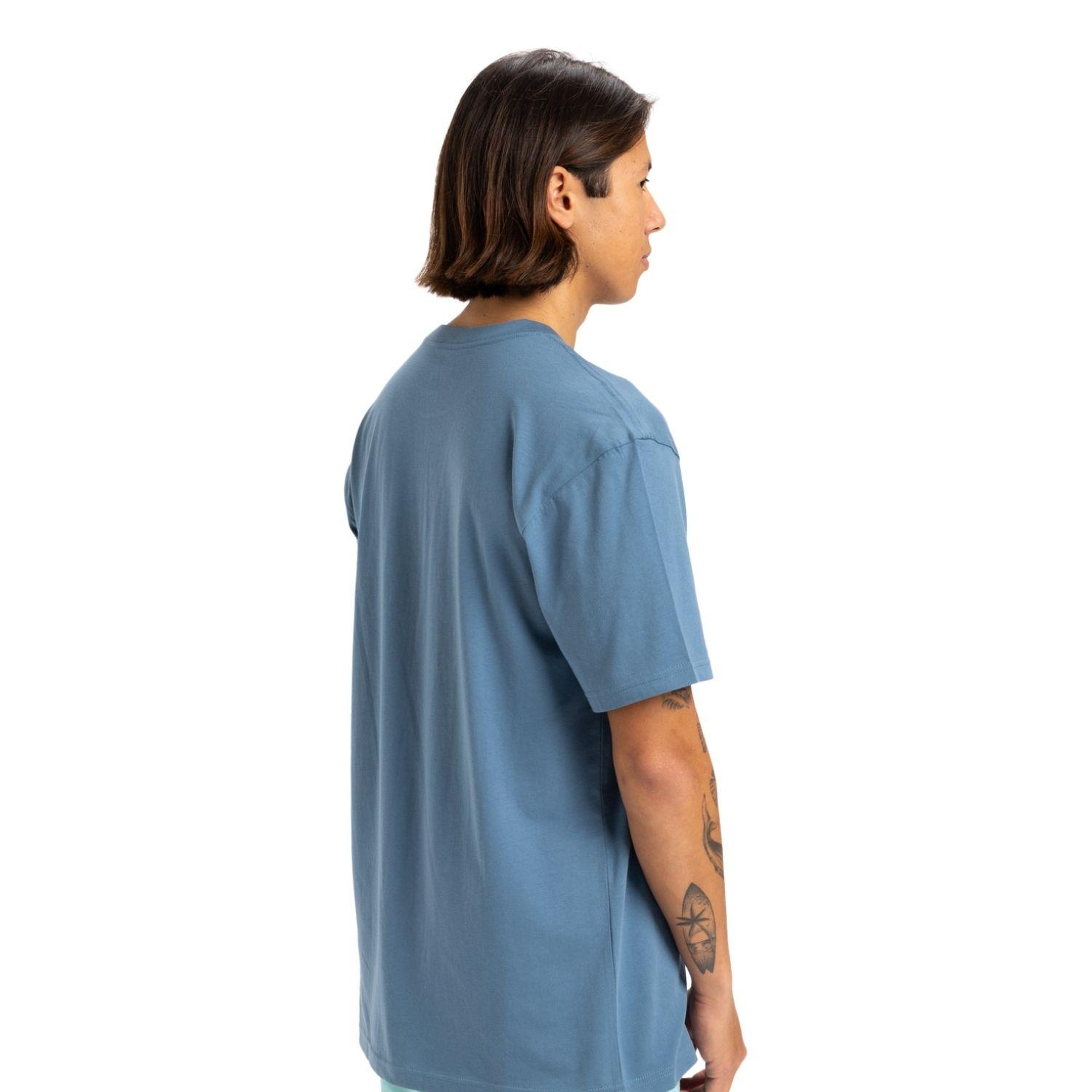 Quiksilver Basic Young Erkek Mavi Tişört