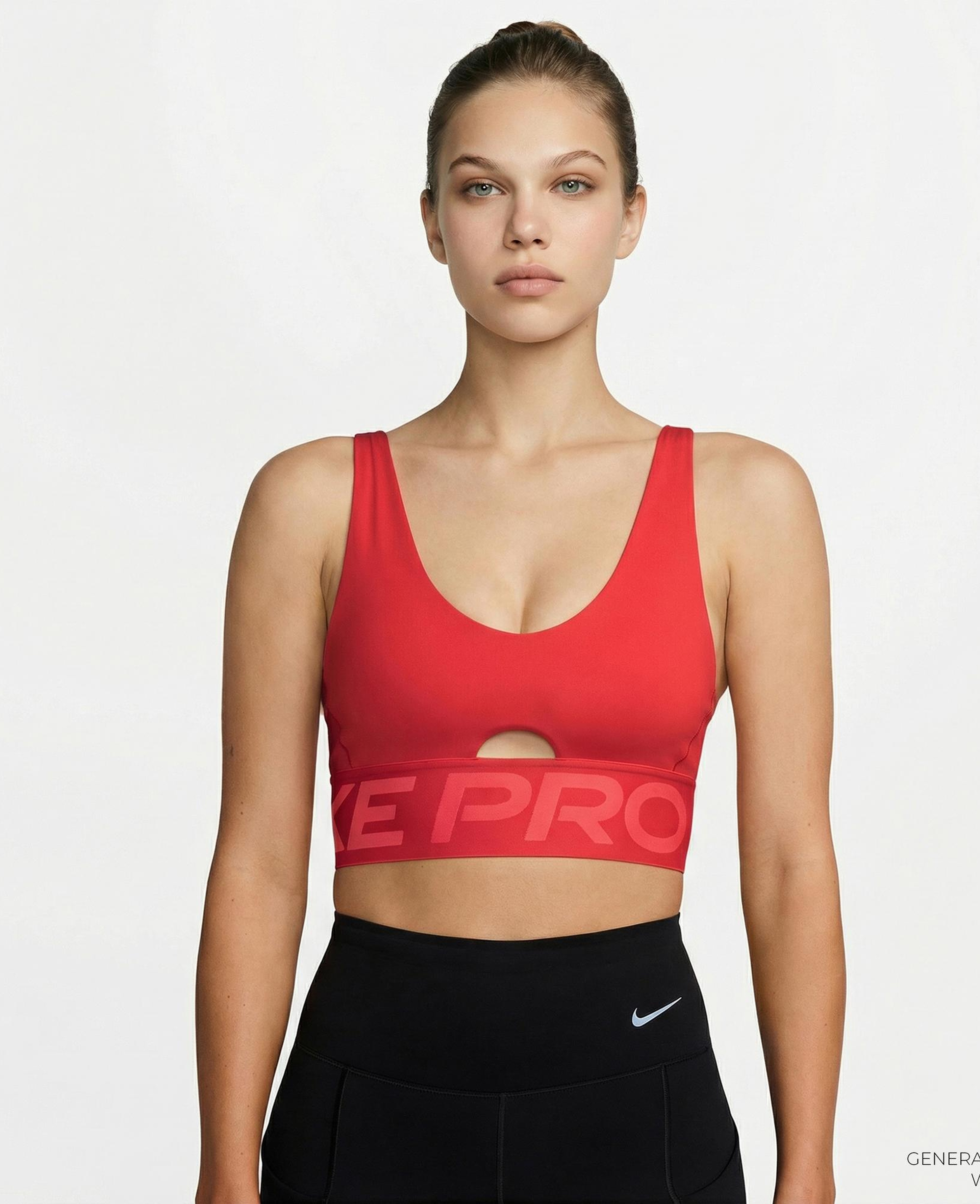 Nike Pro Indy Plunge Kadın Pembe Bra