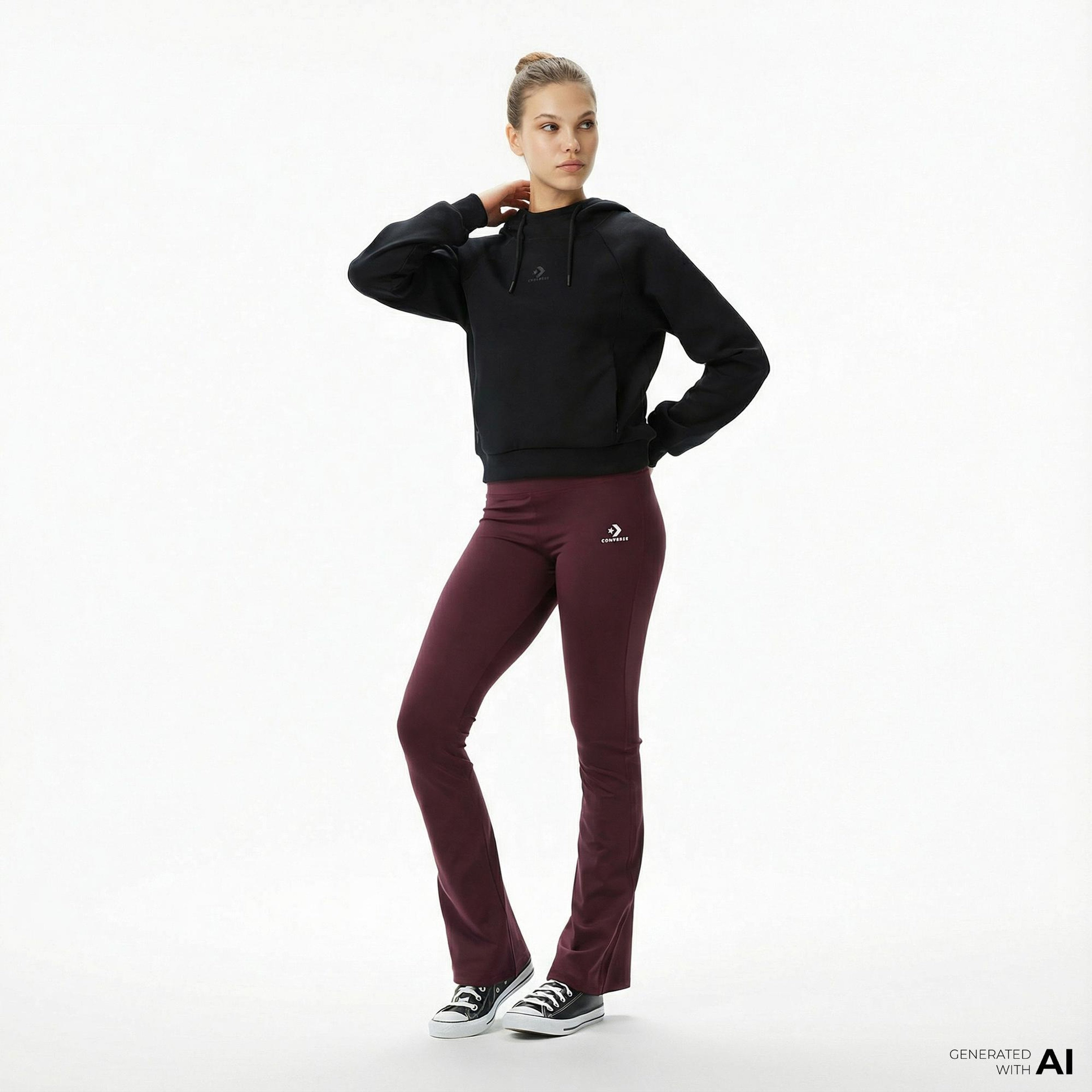 Converse Kadın Bordo Eşofman Altı