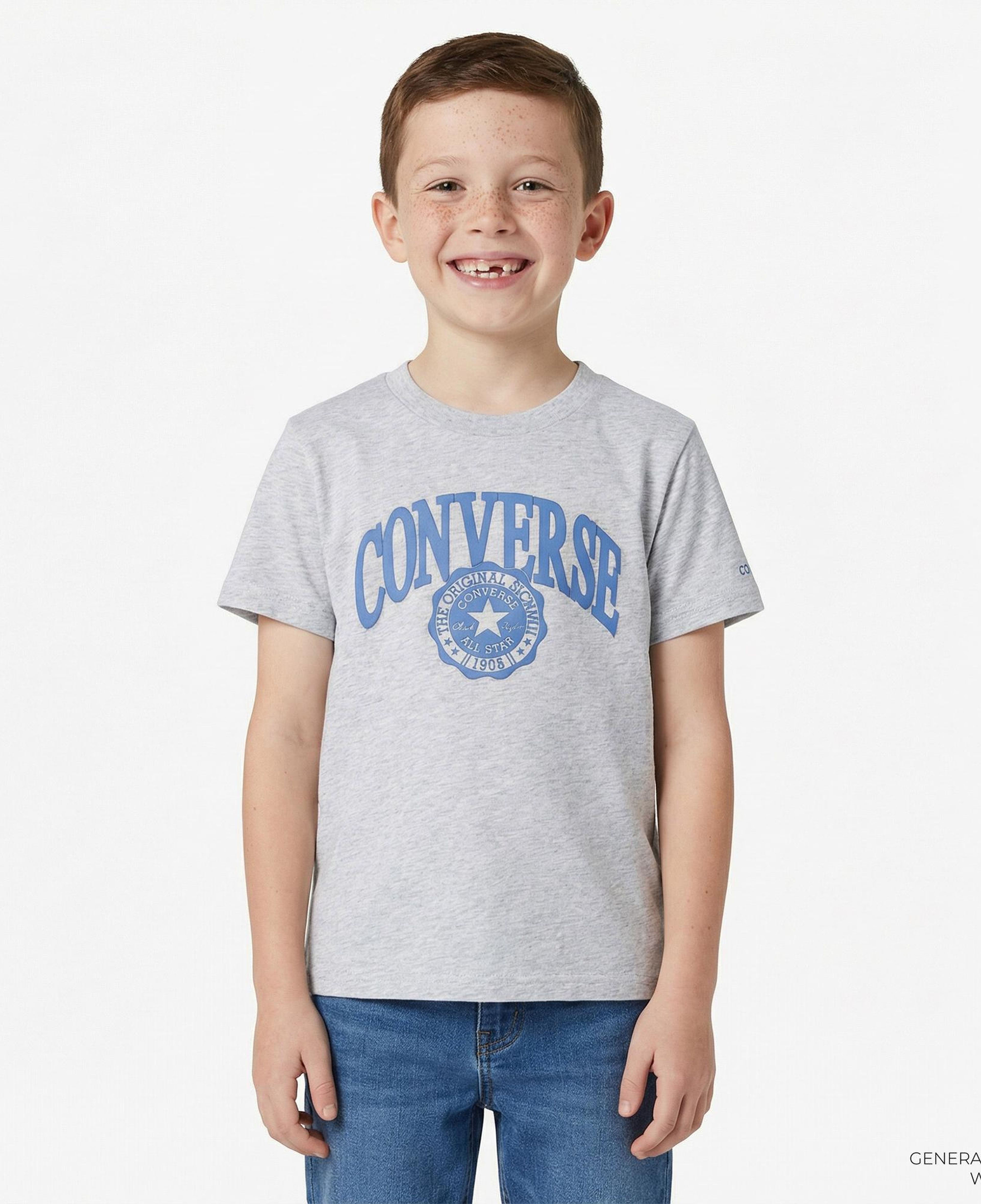 Converse Çocuk Gri T-Shirt
