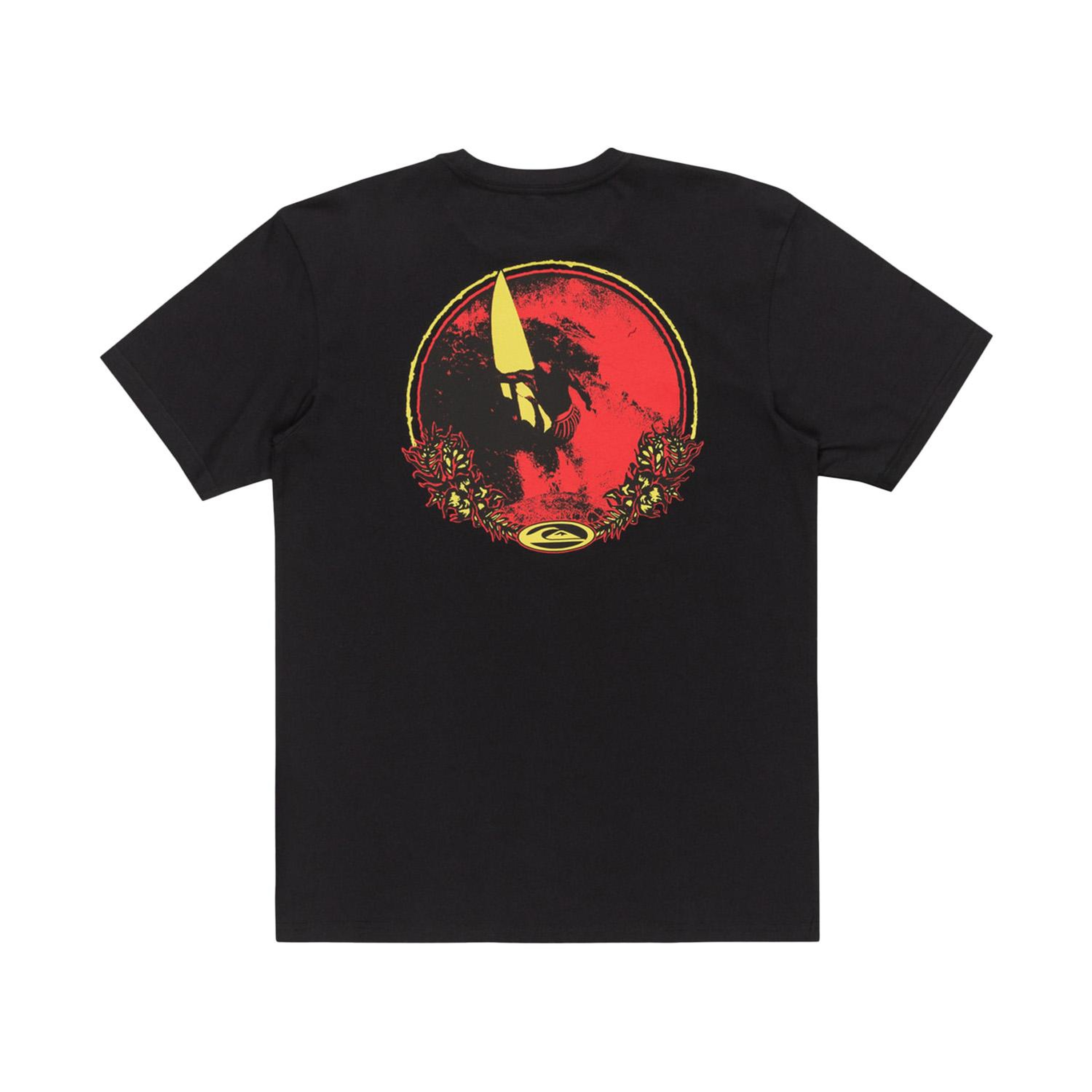 Quiksilver Tc Snap Erkek Siyah Tişört